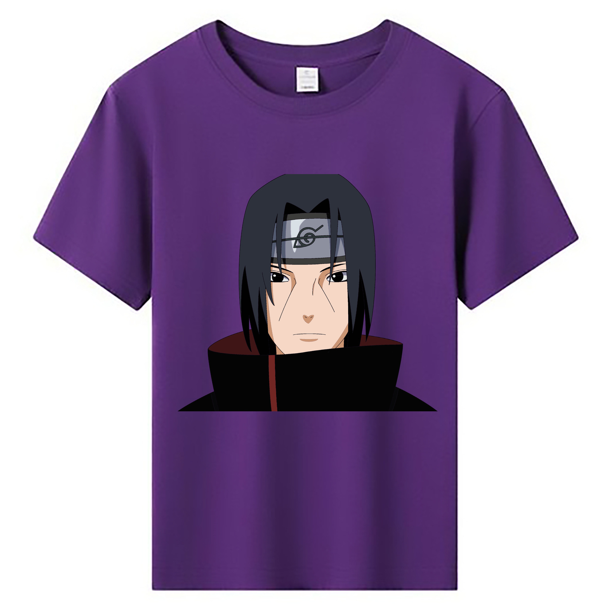 （画像用） NARUTO -ナルト- うちは イタチ Uchiha Itachi 綿100％キッズTシャツ（フロントプリント）