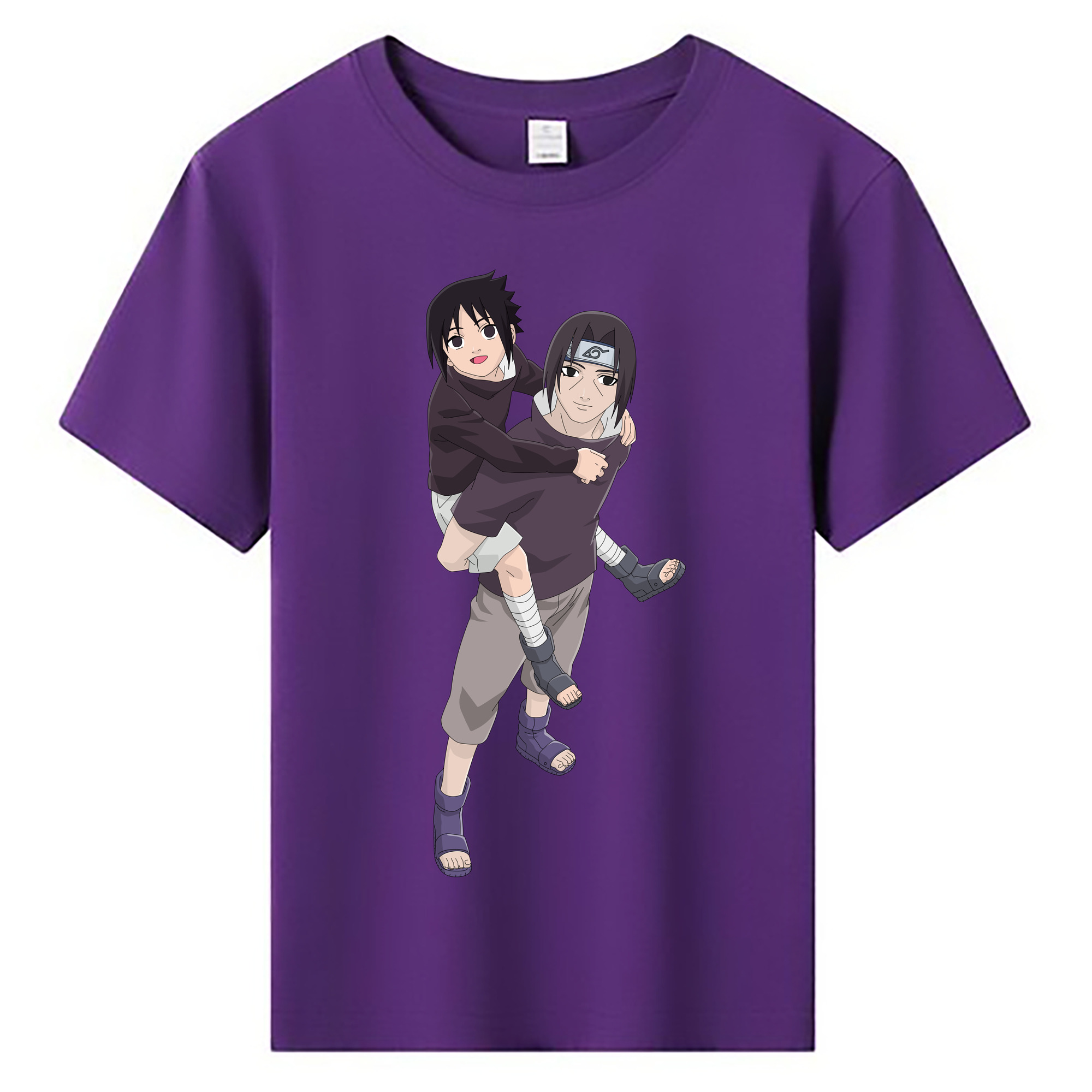 （画像用） NARUTO -ナルト- うちは イタチ Uchiha Itachi 綿100％キッズTシャツ（フロントプリント）