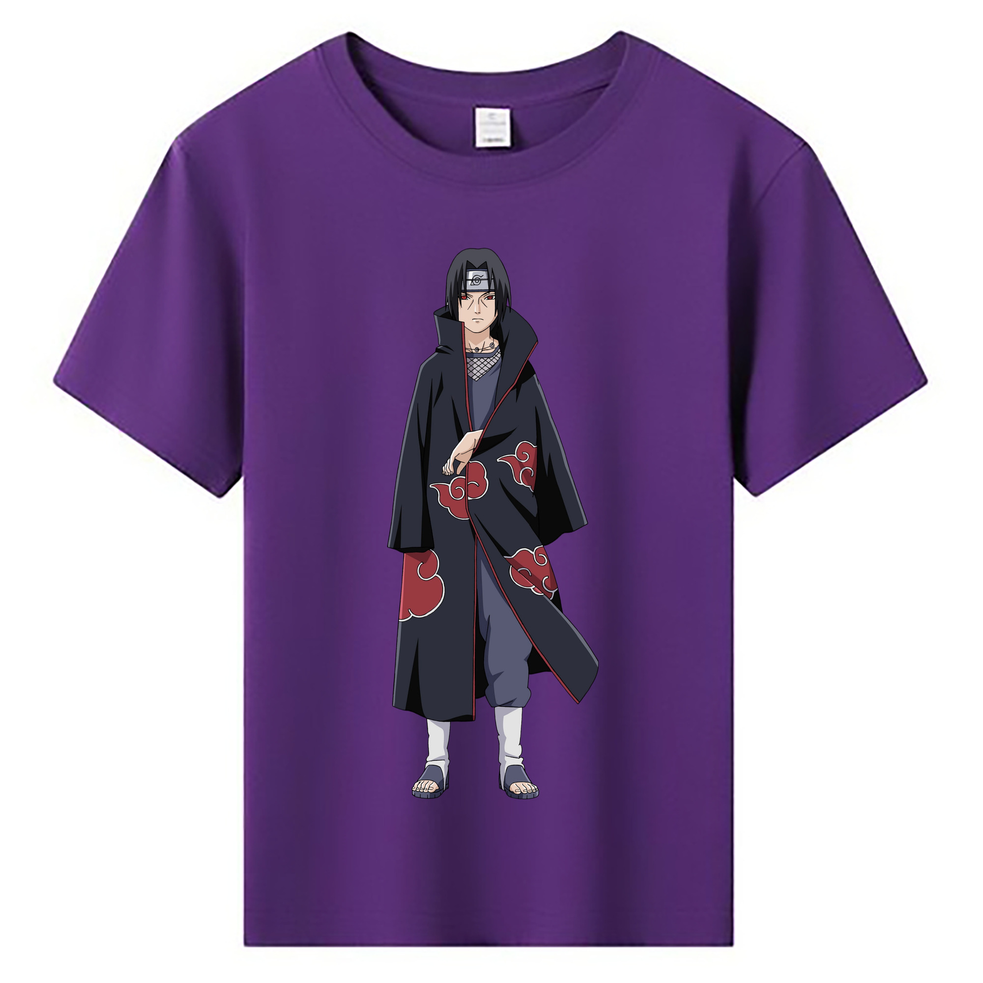 （画像用） NARUTO -ナルト- うちは イタチ Uchiha Itachi 綿100％キッズTシャツ（フロントプリント）