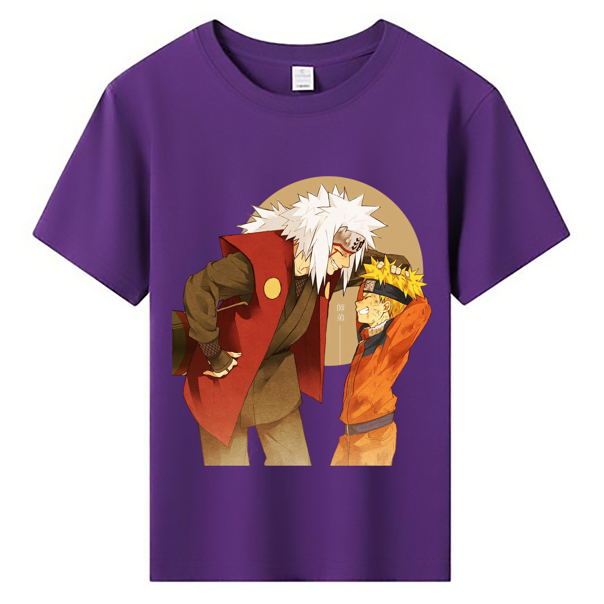 （画像用） NARUTO -ナルト- 自来也（じらいや） Jiraiya 綿100％キッズTシャツ（フロントプリント）
