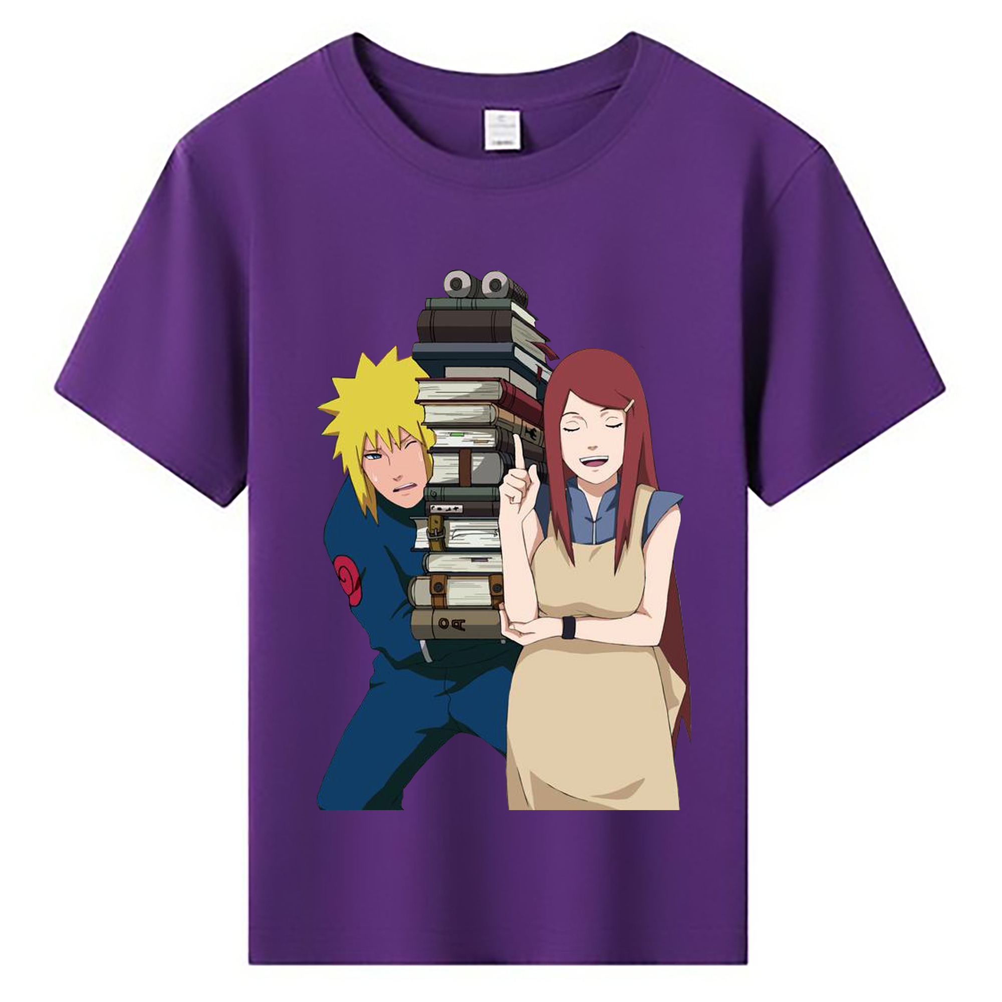 （画像用） NARUTO -ナルト- 波風 ミナト Namikaze Minato 綿100％キッズTシャツ（フロントプリント）
