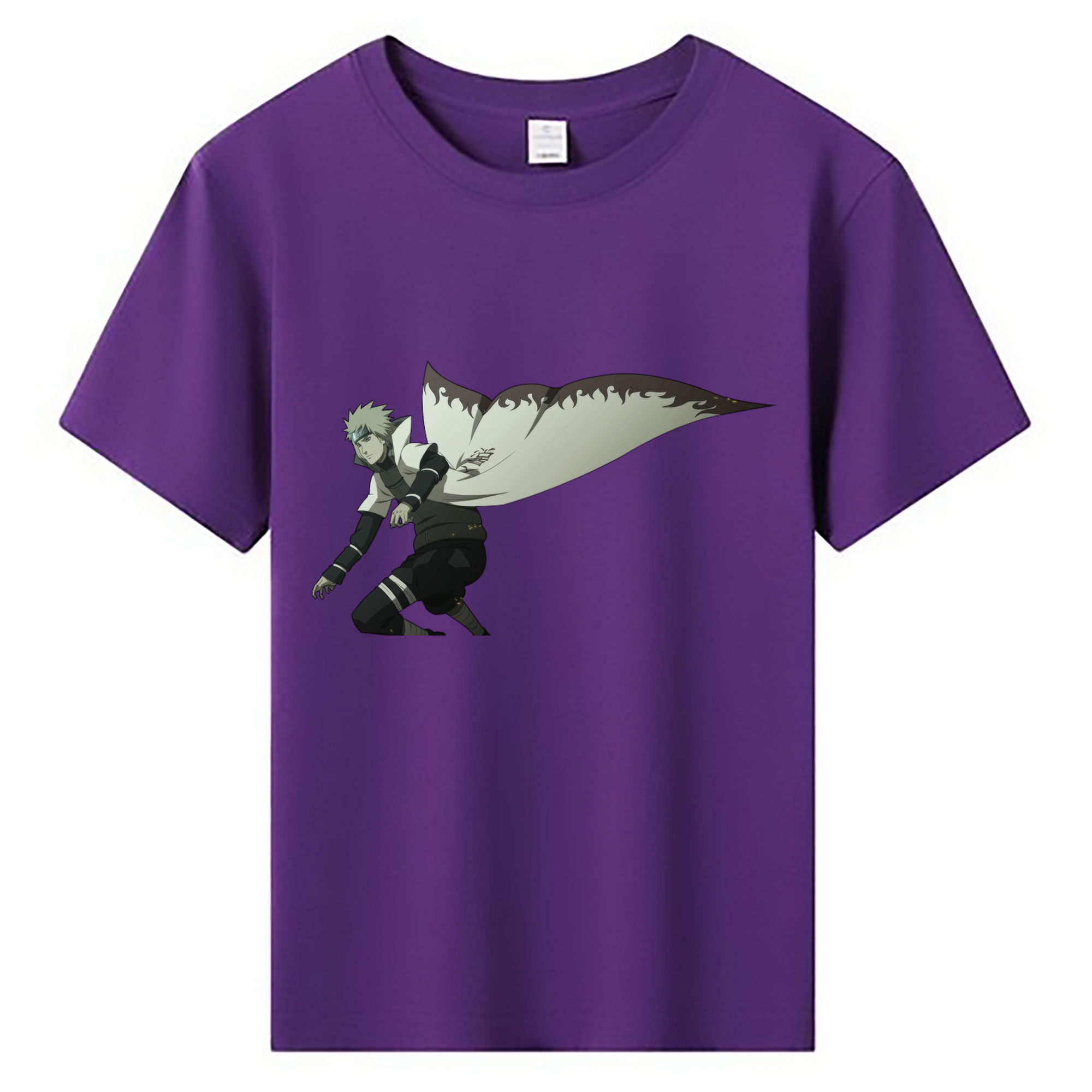 （画像用） NARUTO -ナルト- 波風 ミナト Namikaze Minato 綿100％キッズTシャツ（フロントプリント）