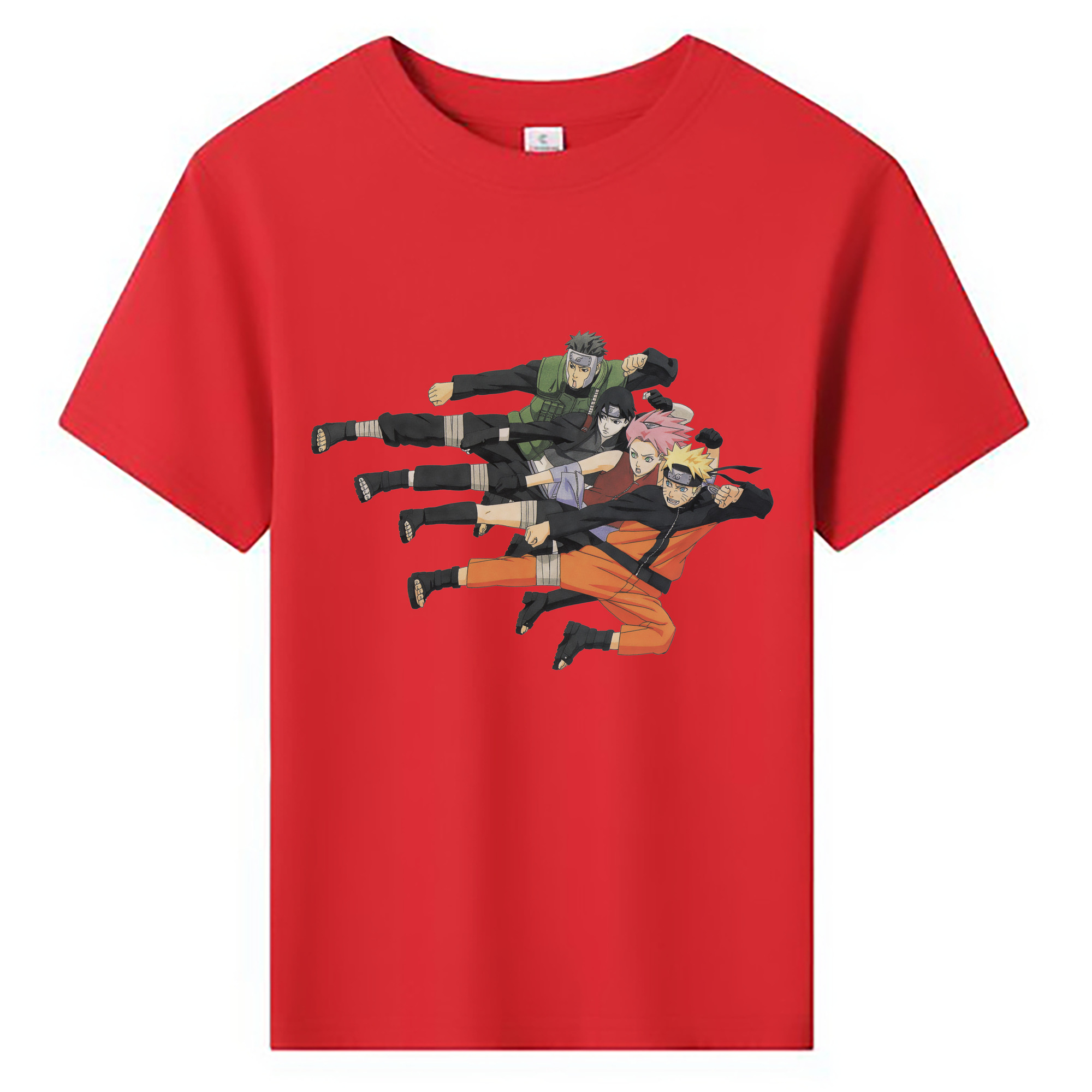 （画像用） NARUTO -ナルト- うずまき ナルト Uzumaki Naruto 綿100％キッズTシャツ（フロントプリント）