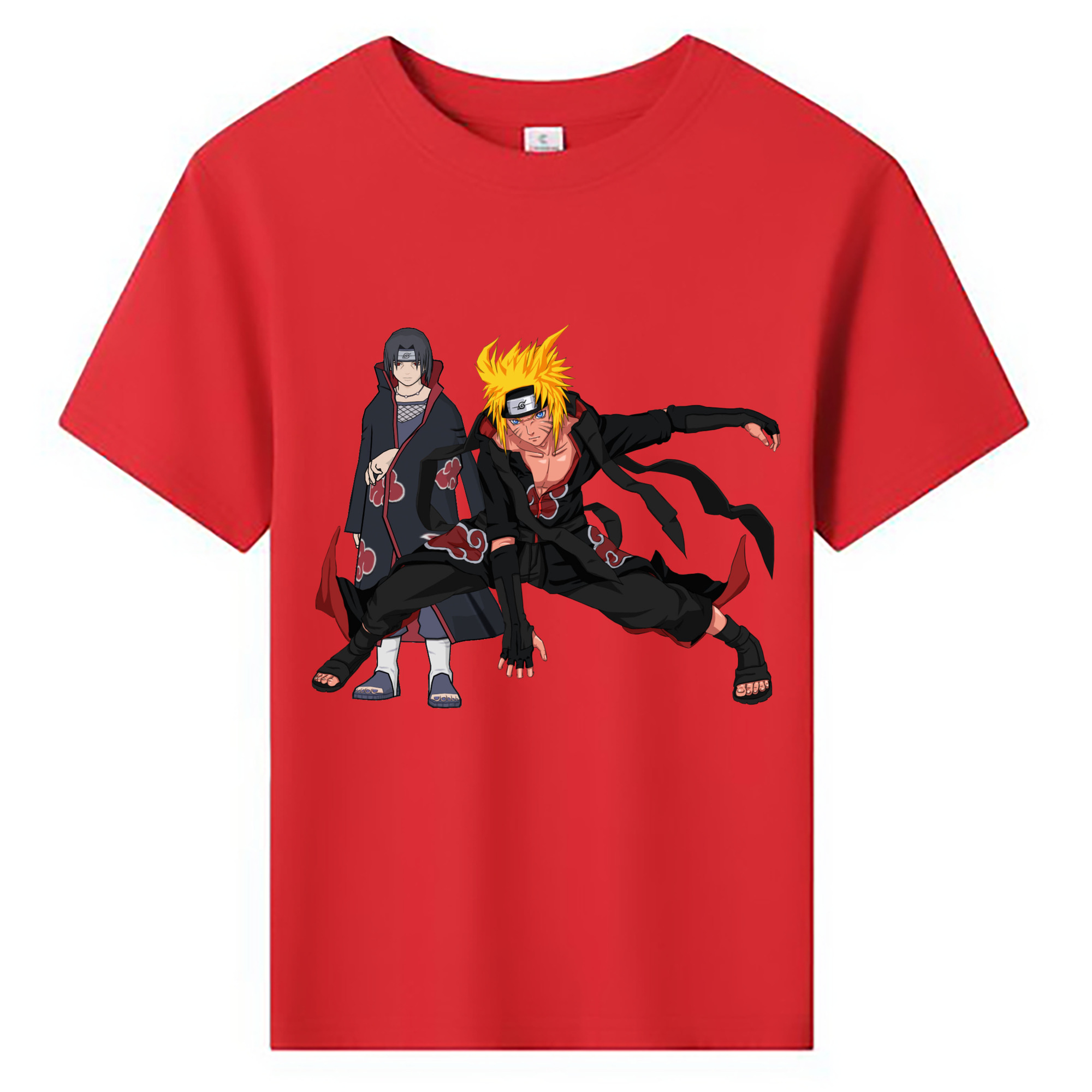 （画像用） NARUTO -ナルト- うずまき ナルト Uzumaki Naruto 綿100％キッズTシャツ（フロントプリント）
