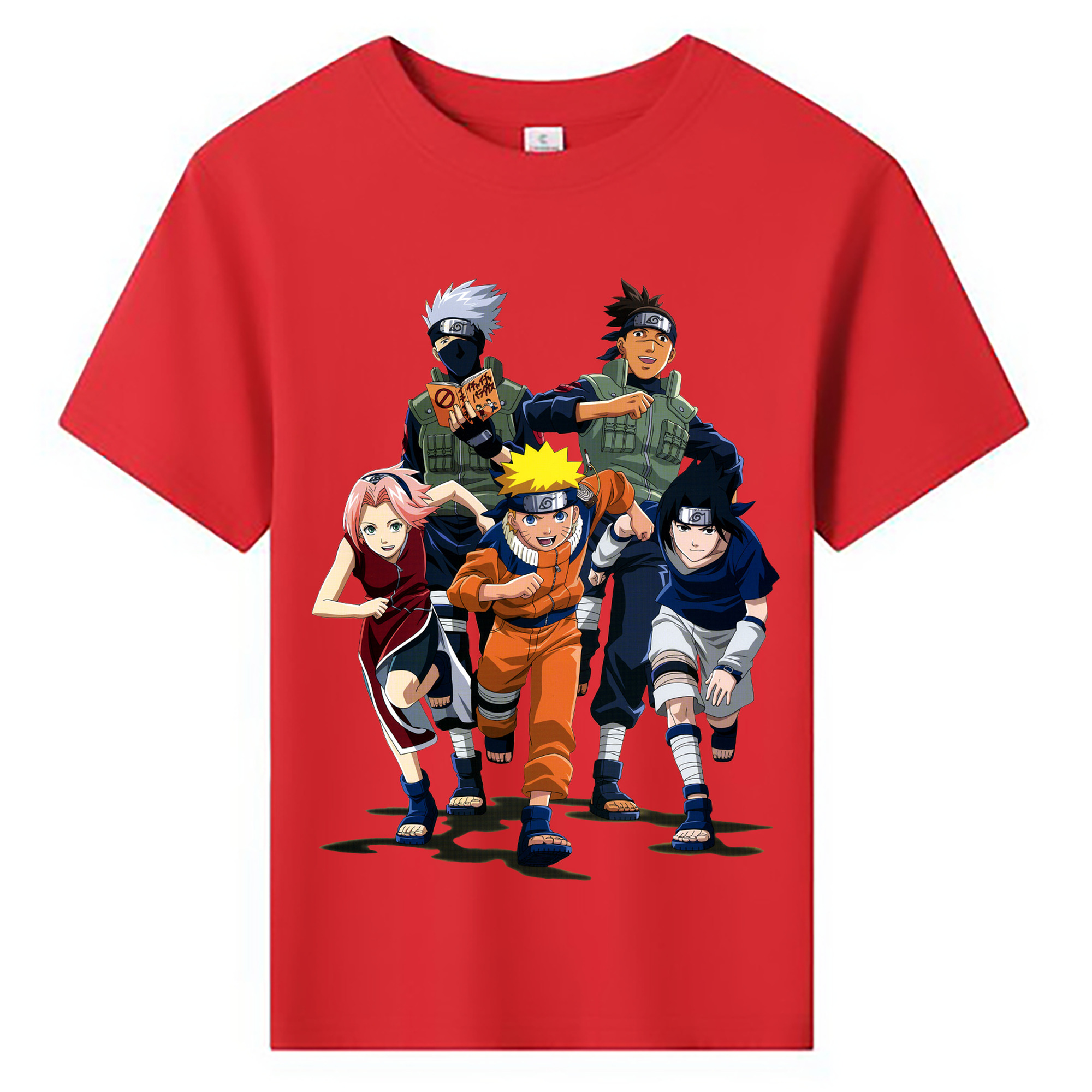 （画像用） NARUTO -ナルト- うずまき ナルト Uzumaki Naruto 綿100％キッズTシャツ（フロントプリント）