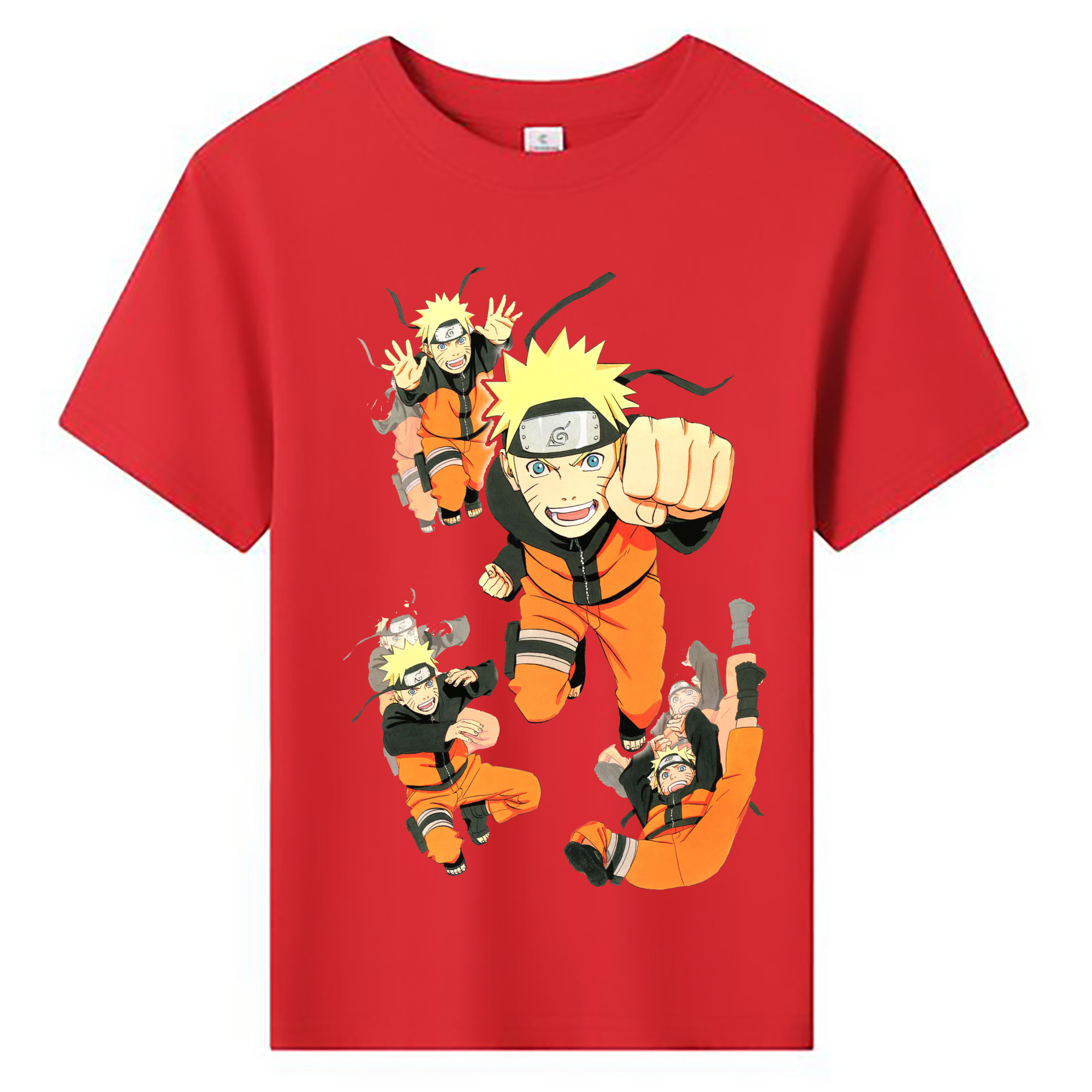 （画像用） NARUTO -ナルト- うずまき ナルト Uzumaki Naruto 綿100％キッズTシャツ（フロントプリント）
