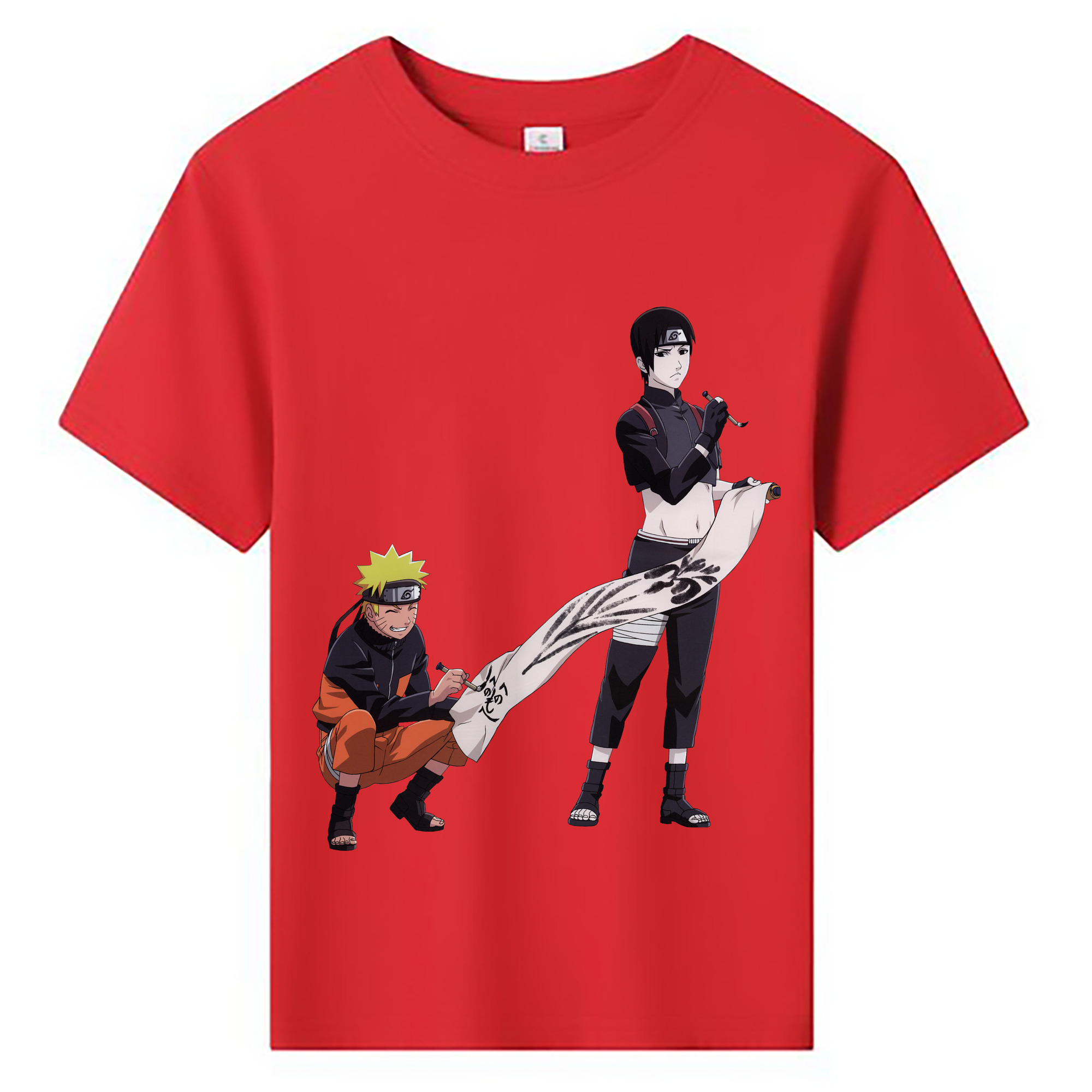 （画像用） NARUTO -ナルト- うずまき ナルト Uzumaki Naruto 綿100％キッズTシャツ（フロントプリント）