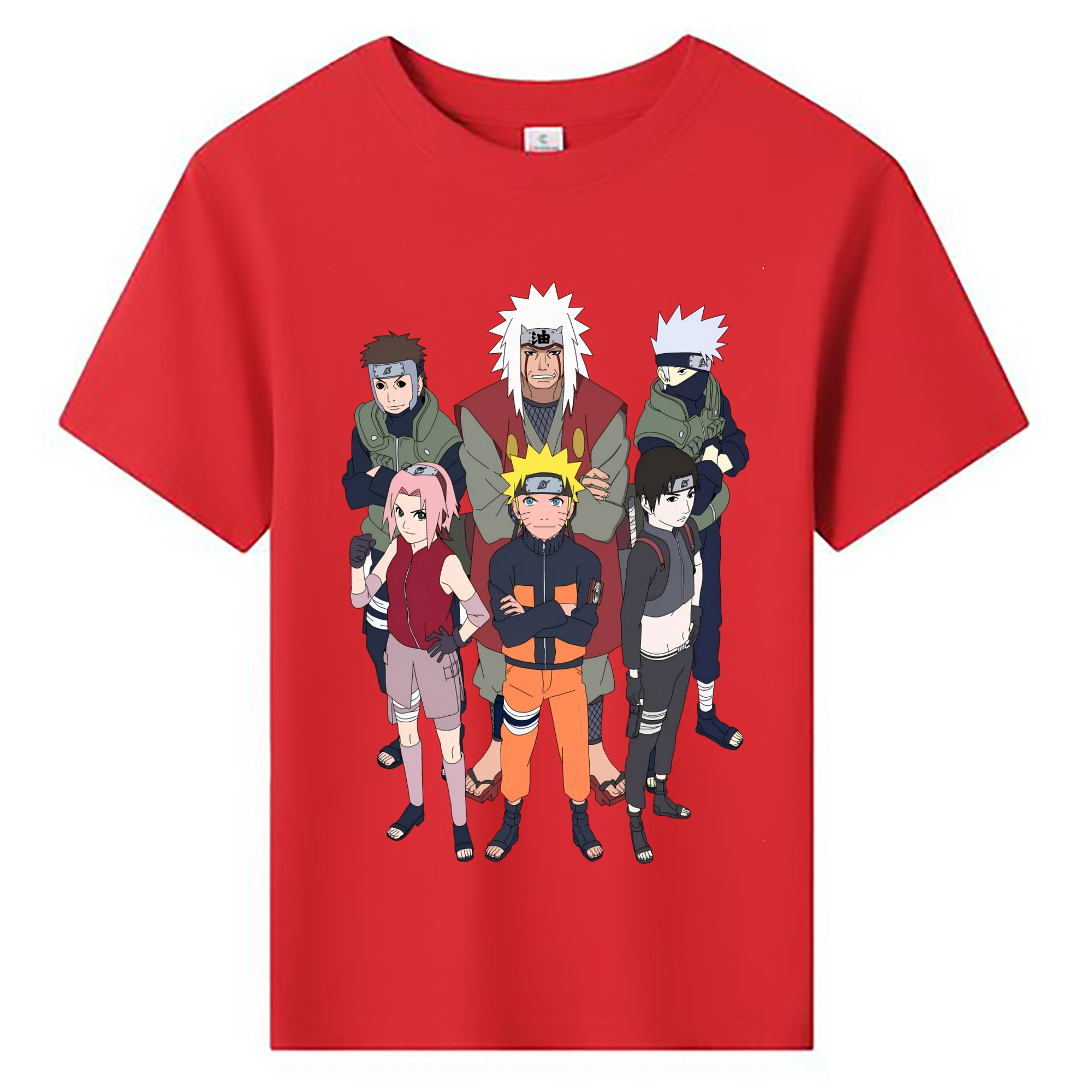 （画像用） NARUTO -ナルト- うずまき ナルト Uzumaki Naruto 綿100％キッズTシャツ（フロントプリント）