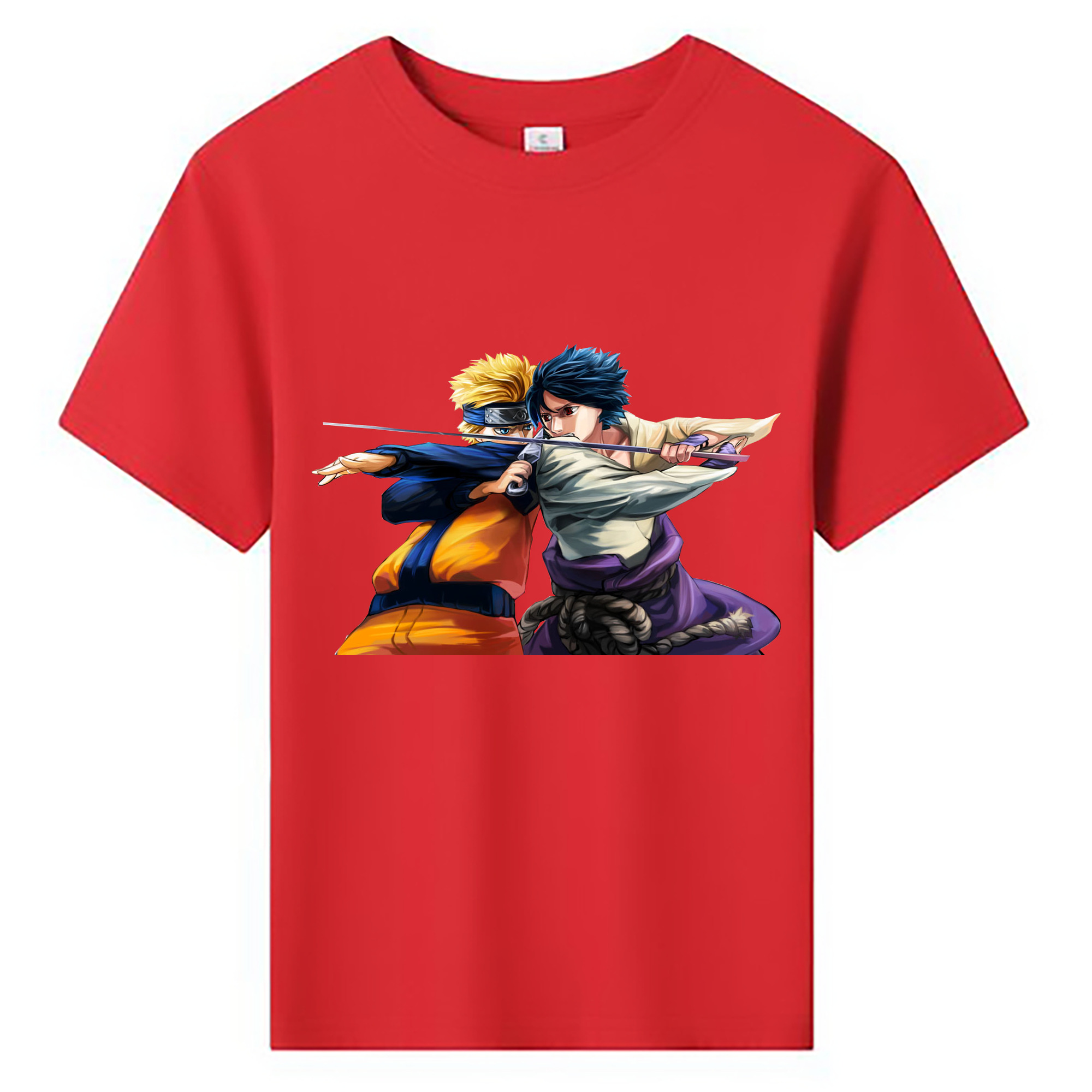 （画像用） NARUTO -ナルト- うずまき ナルト Uzumaki Naruto 綿100％キッズTシャツ（フロントプリント）