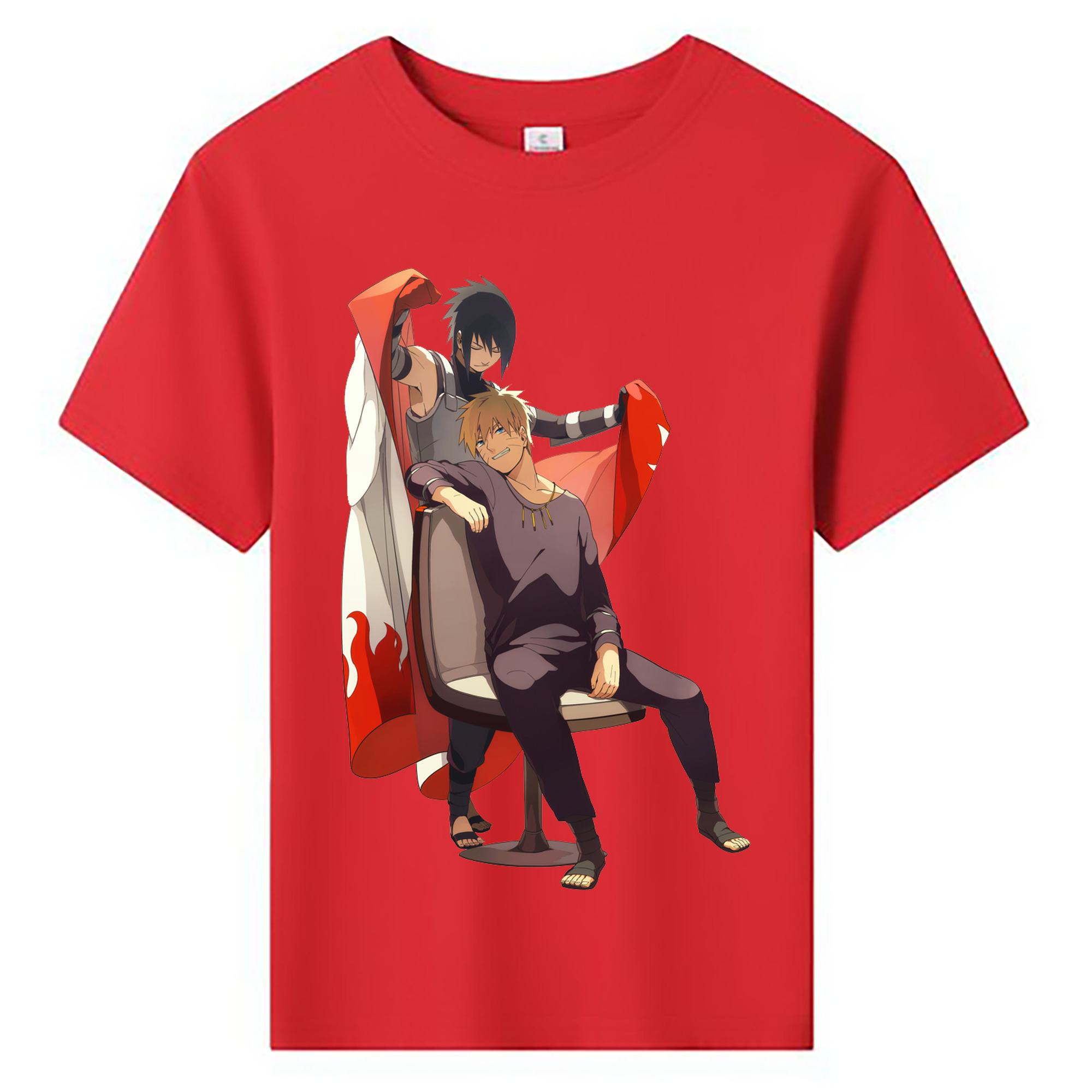 （画像用） NARUTO -ナルト- うずまき ナルト Uzumaki Naruto 綿100％キッズTシャツ（フロントプリント）