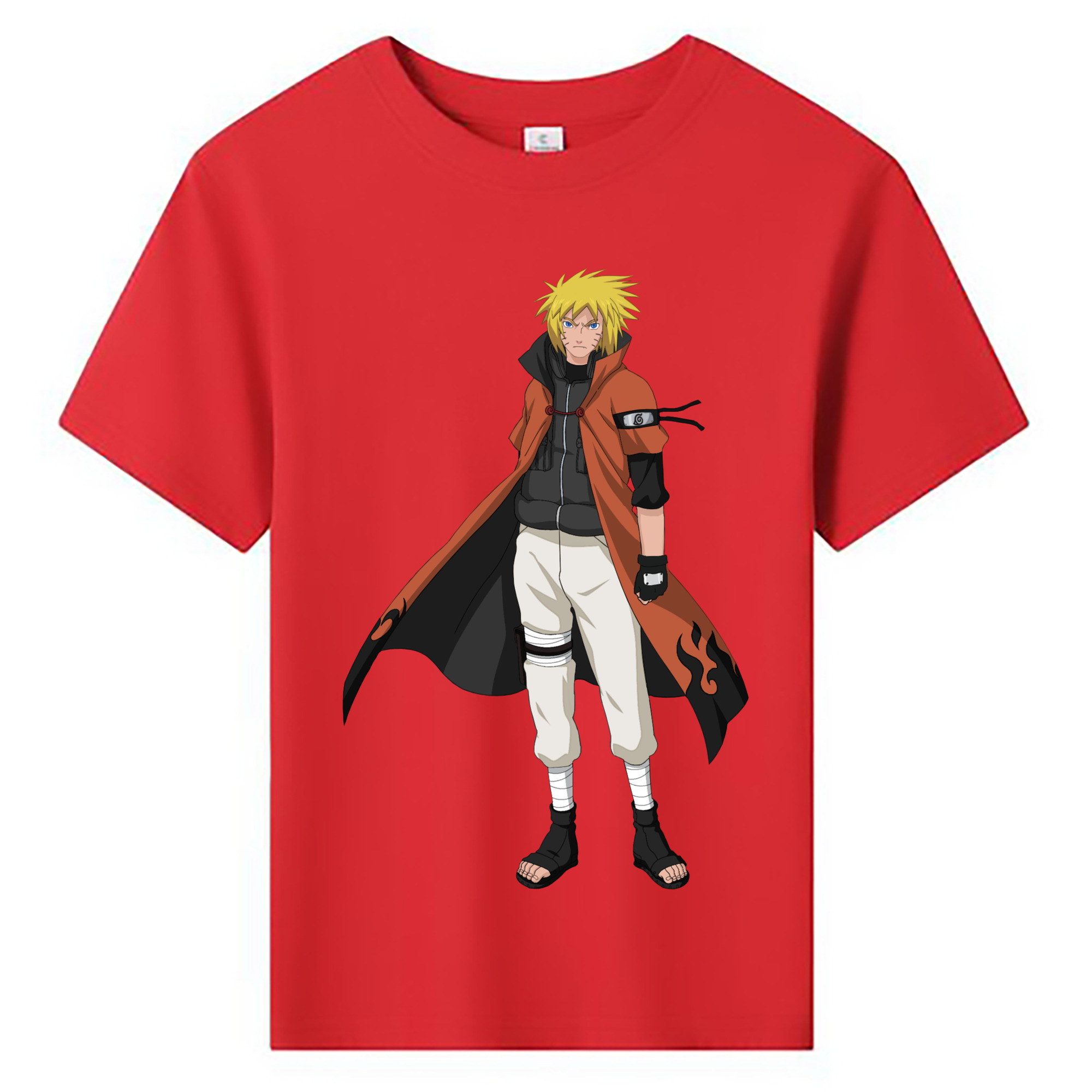 （画像用） NARUTO -ナルト- うずまき ナルト Uzumaki Naruto 綿100％キッズTシャツ（フロントプリント）