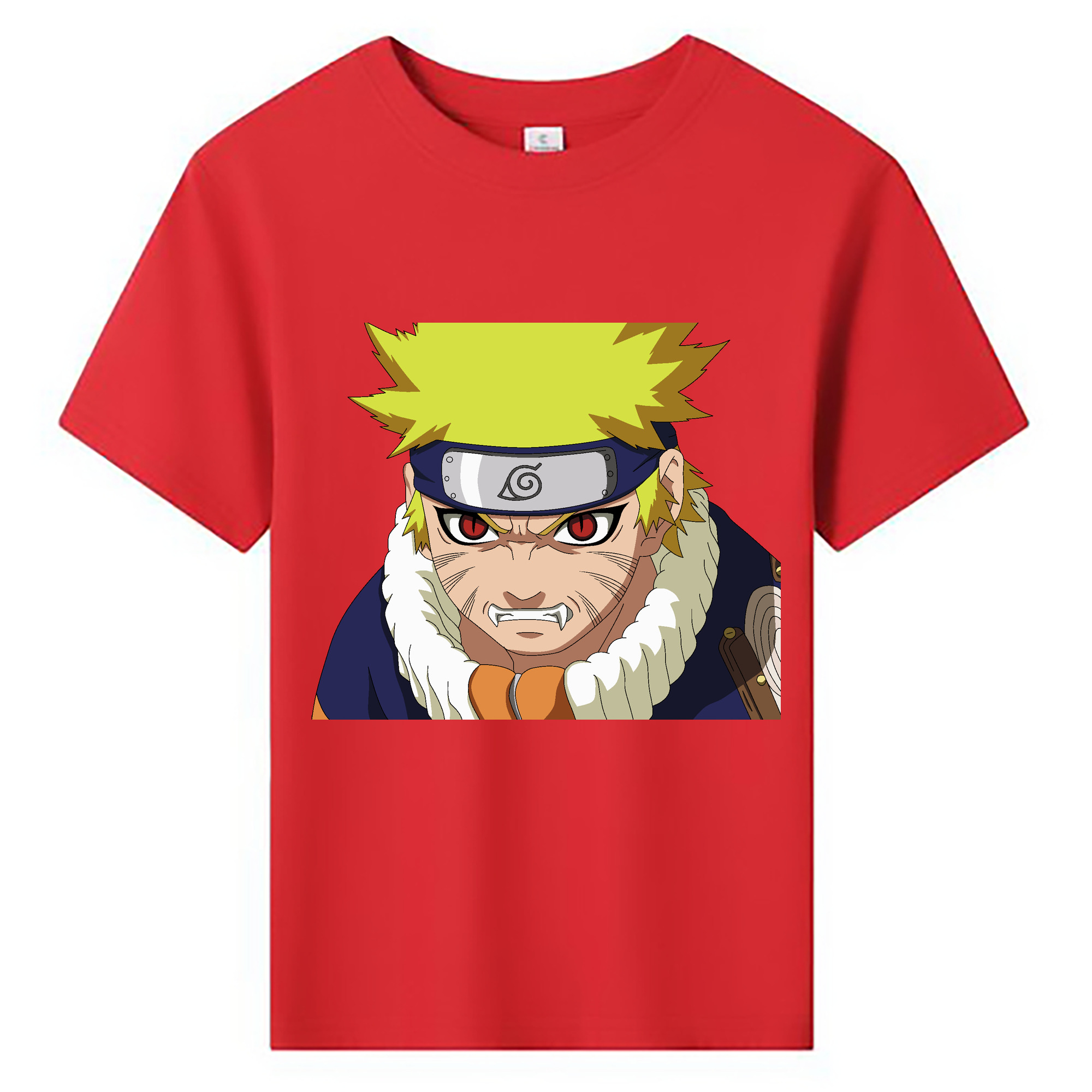 （画像用） NARUTO -ナルト- うずまき ナルト Uzumaki Naruto 綿100％キッズTシャツ（フロントプリント）