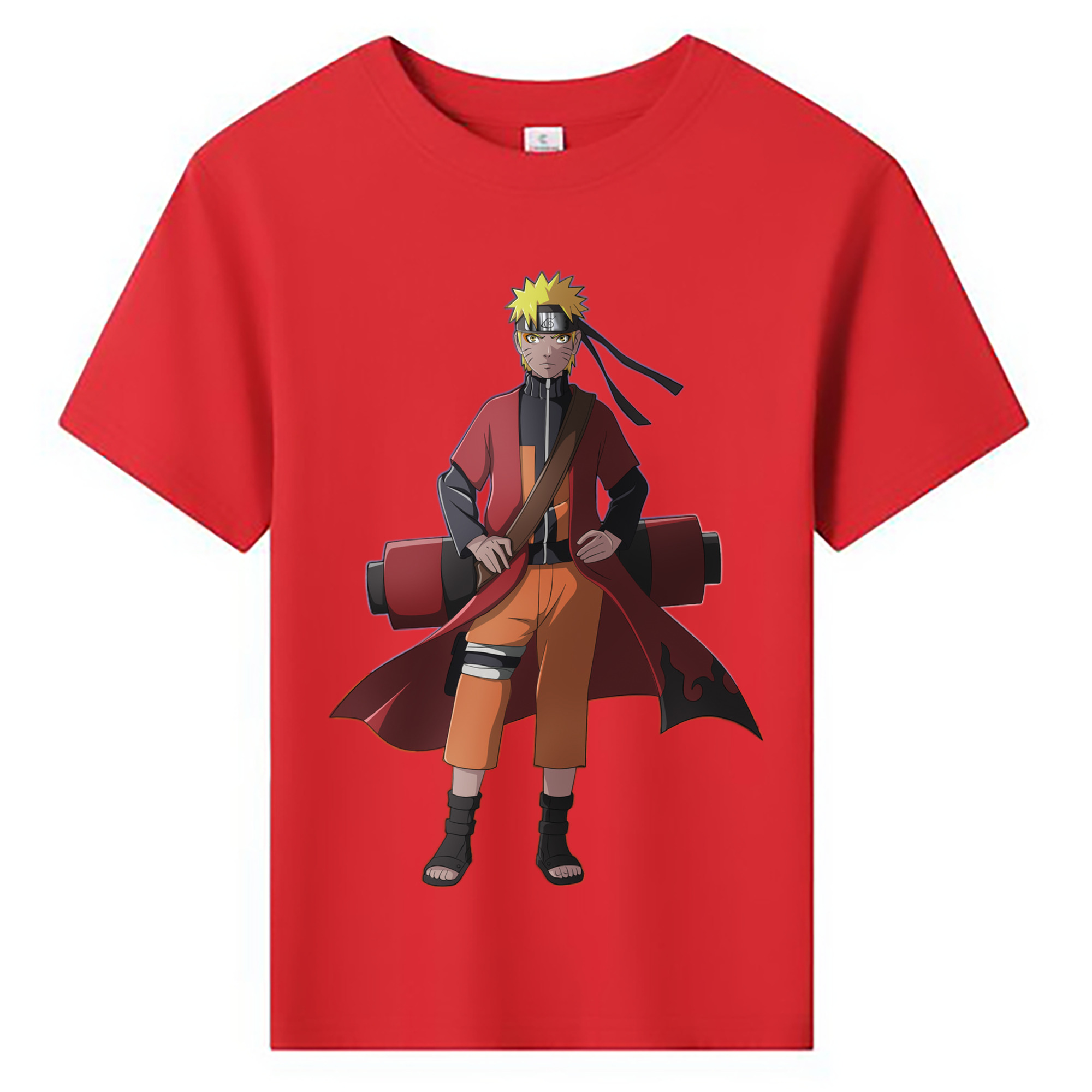 （画像用） NARUTO -ナルト- うずまき ナルト Uzumaki Naruto 綿100％キッズTシャツ（フロントプリント）
