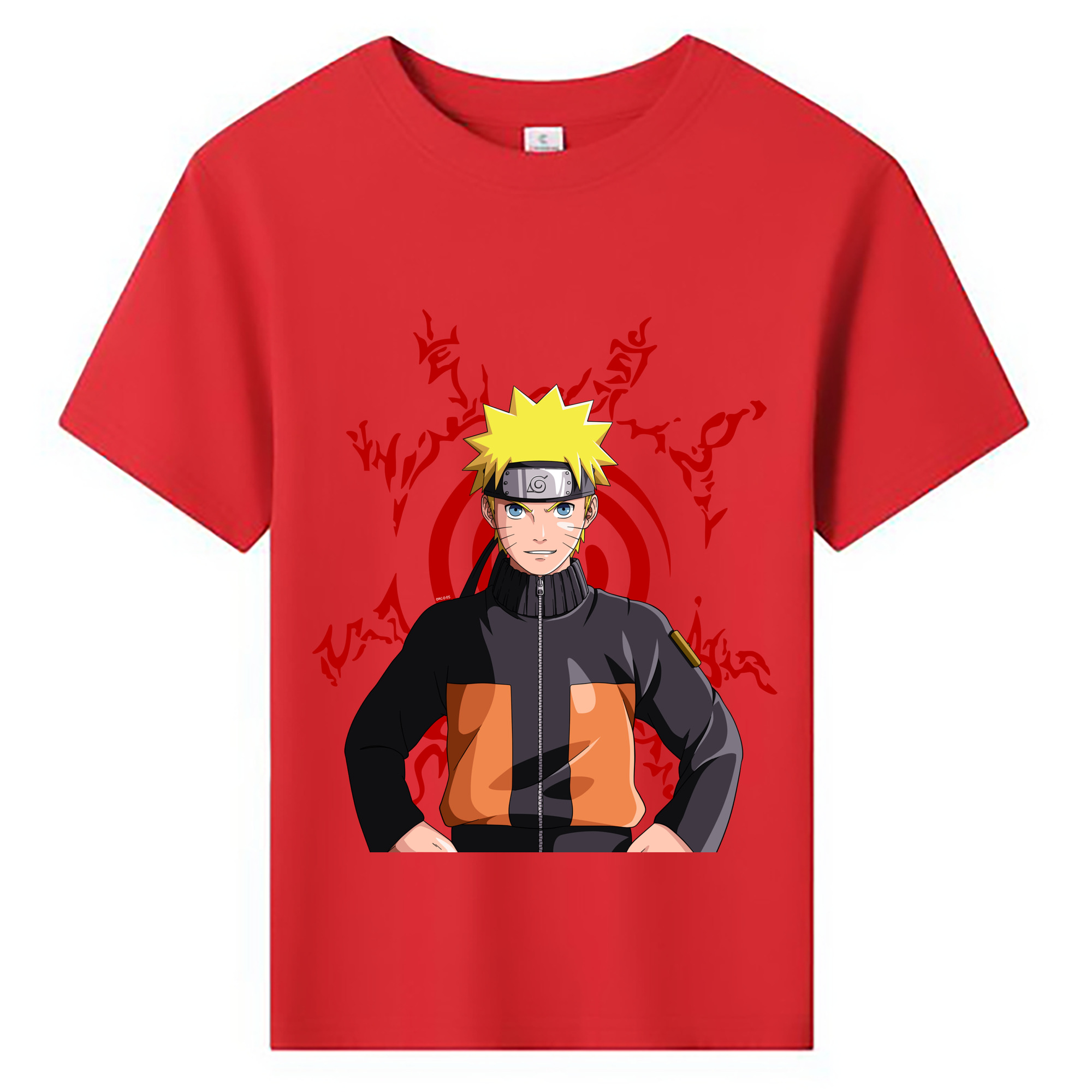 （画像用） NARUTO -ナルト- うずまき ナルト Uzumaki Naruto 綿100％キッズTシャツ（フロントプリント）