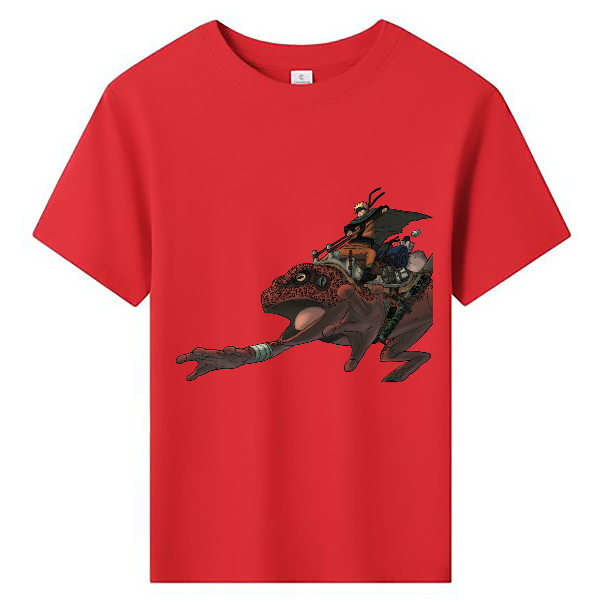 （画像用） NARUTO -ナルト- うずまき ナルト Uzumaki Naruto 綿100％キッズTシャツ（フロントプリント）