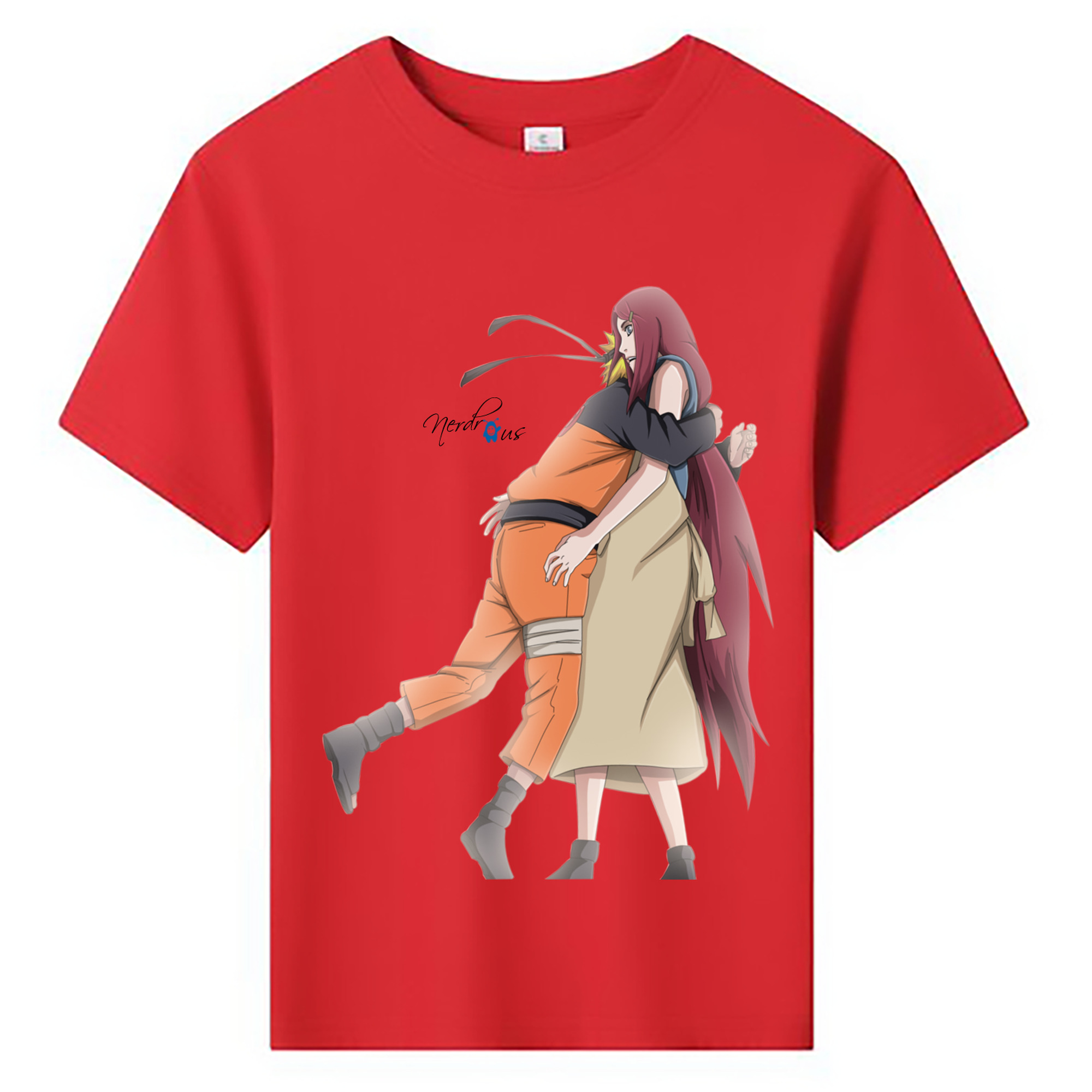 （画像用） NARUTO -ナルト- うずまき ナルト Uzumaki Naruto 綿100％キッズTシャツ（フロントプリント）