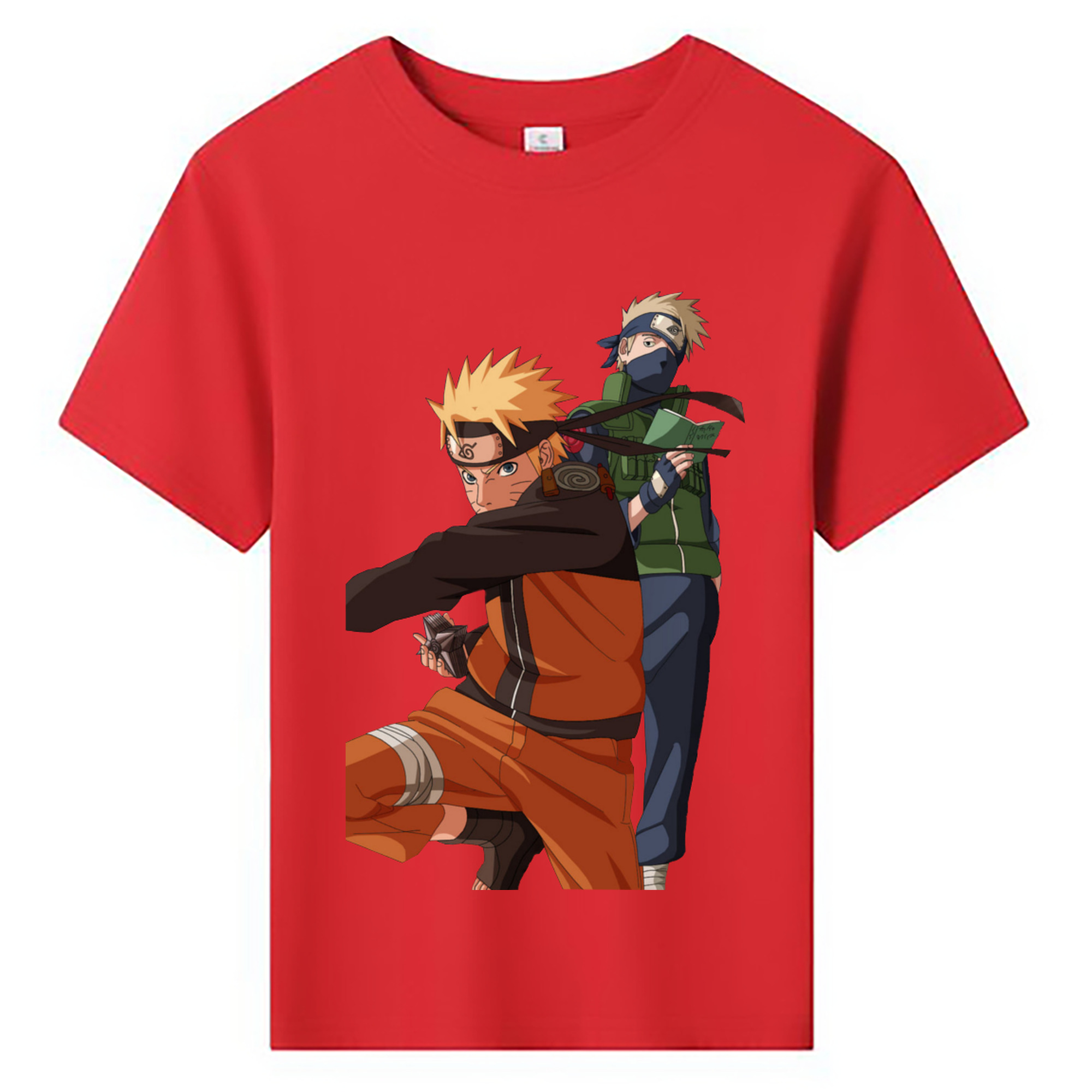 （画像用） NARUTO -ナルト- うずまき ナルト Uzumaki Naruto 綿100％キッズTシャツ（フロントプリント）