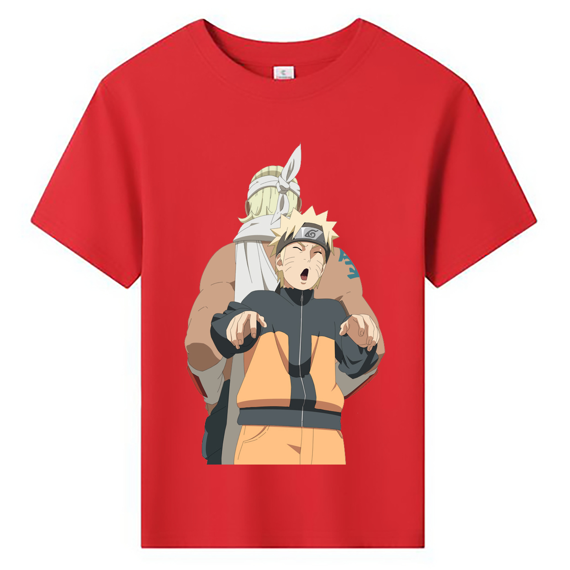 （画像用） NARUTO -ナルト- うずまき ナルト Uzumaki Naruto 綿100％キッズTシャツ（フロントプリント）