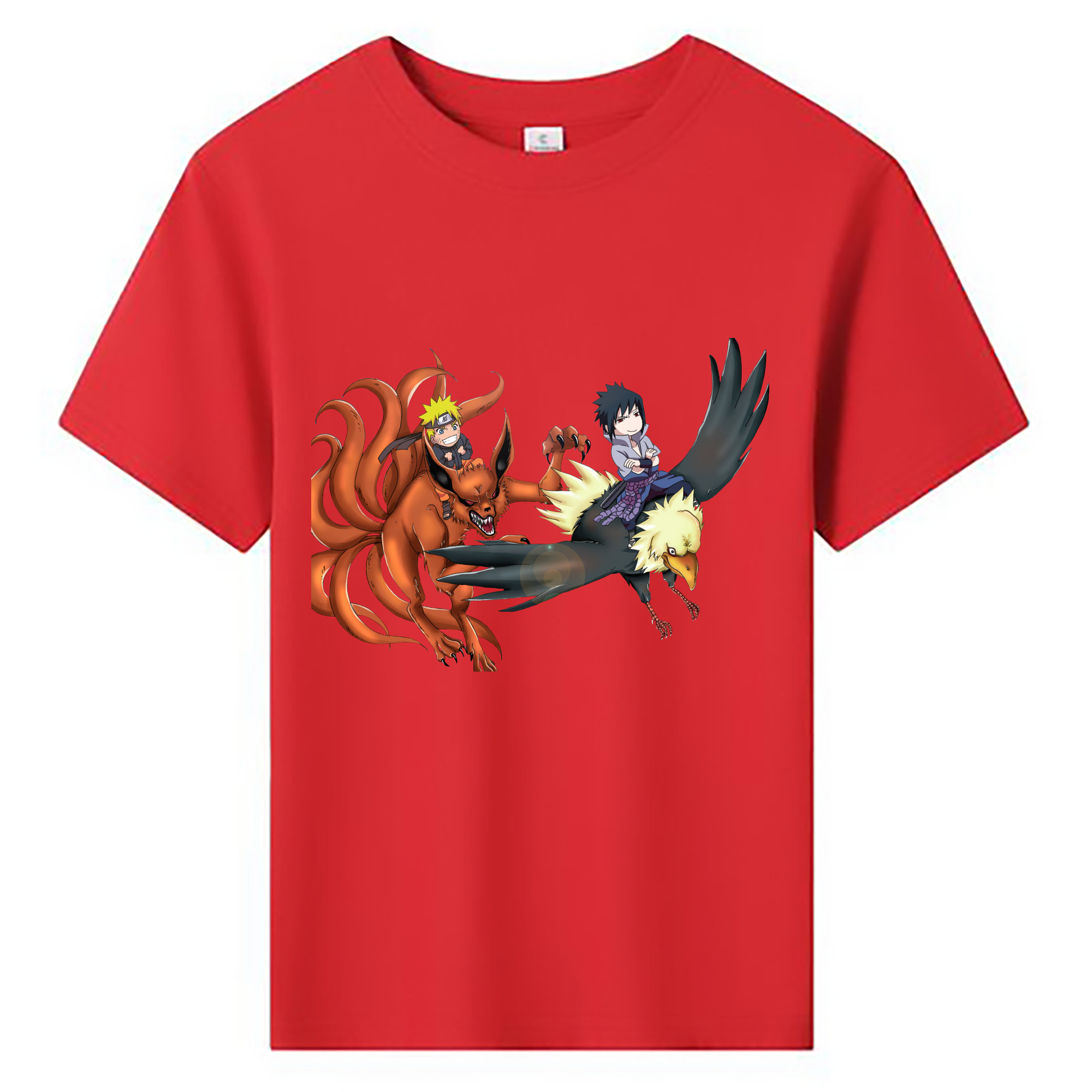 （画像用） NARUTO -ナルト- うずまき ナルト Uzumaki Naruto 綿100％キッズTシャツ（フロントプリント）