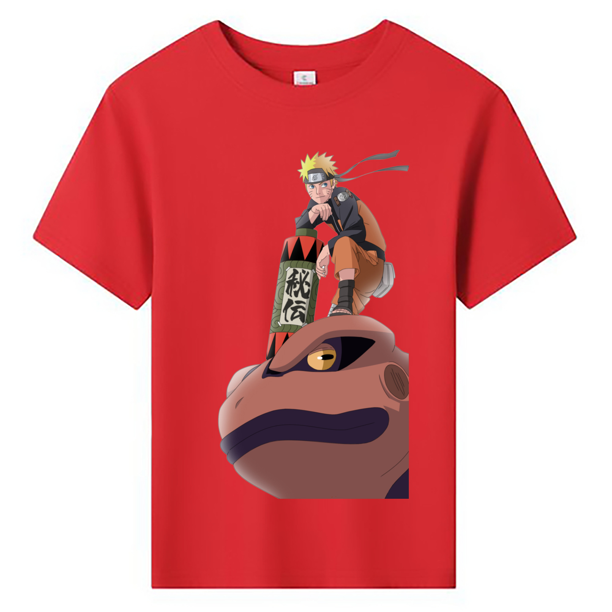 （画像用） NARUTO -ナルト- うずまき ナルト Uzumaki Naruto 綿100％キッズTシャツ（フロントプリント）