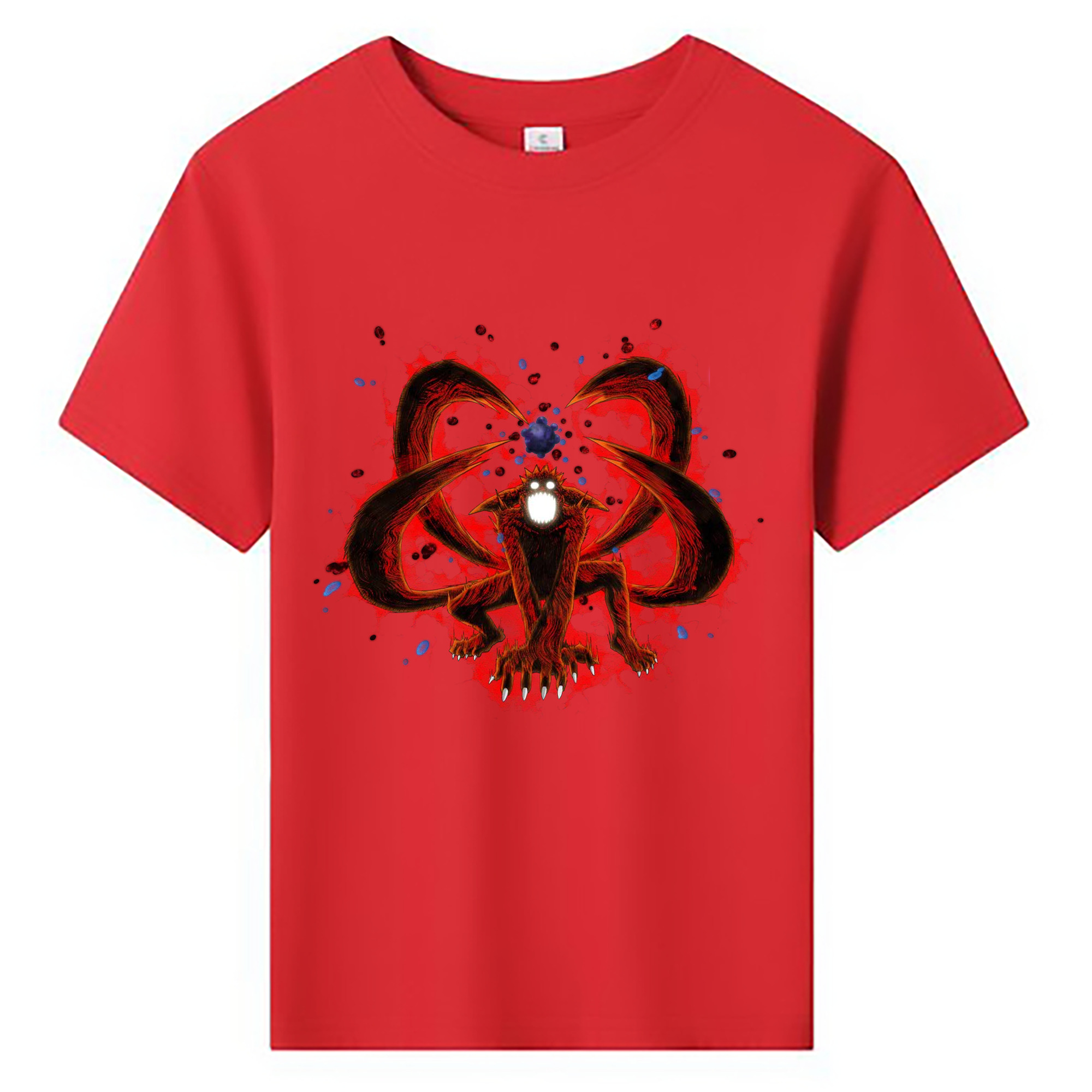 （画像用） NARUTO -ナルト- うずまき ナルト Uzumaki Naruto 綿100％キッズTシャツ（フロントプリント）