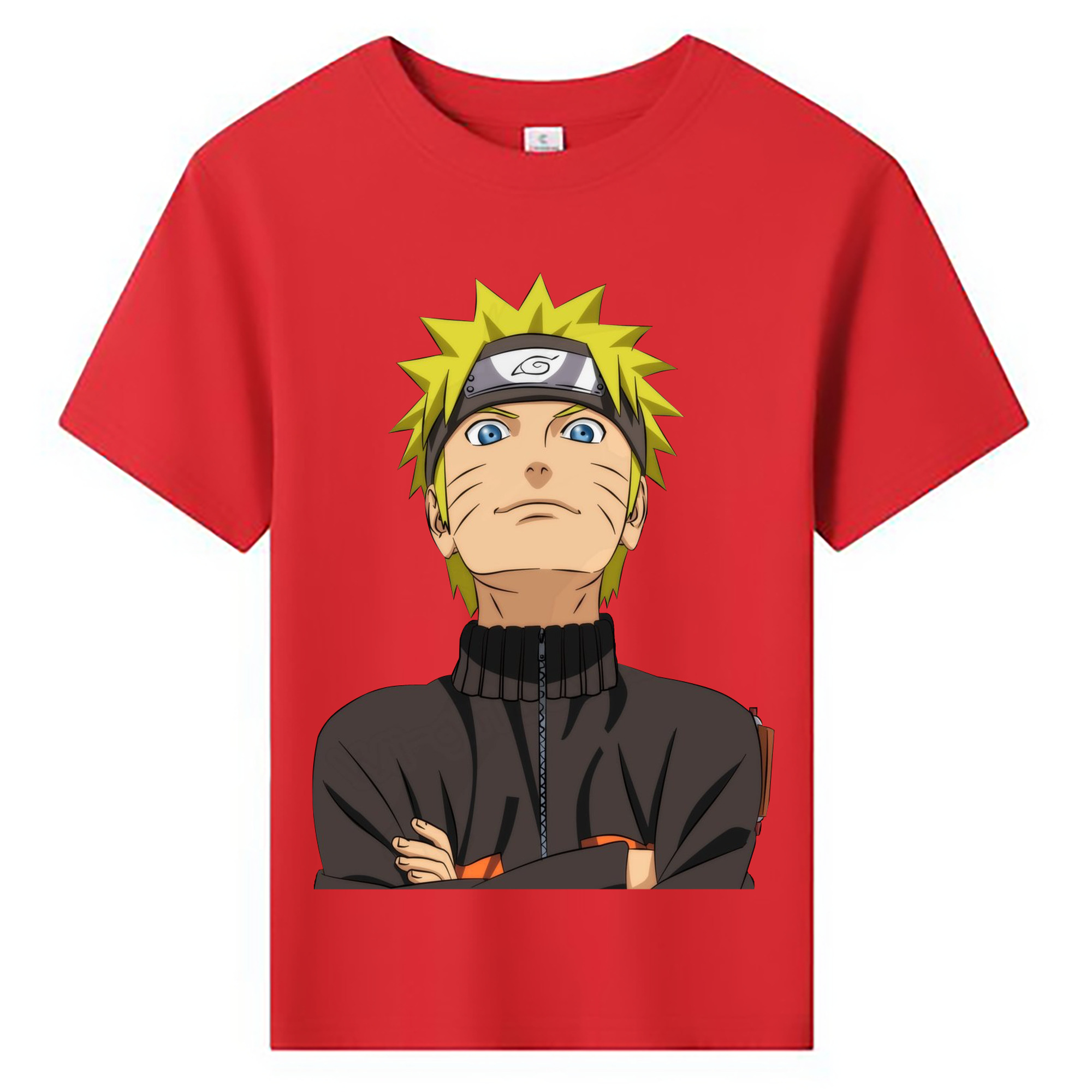 （画像用） NARUTO -ナルト- うずまき ナルト Uzumaki Naruto 綿100％キッズTシャツ（フロントプリント）