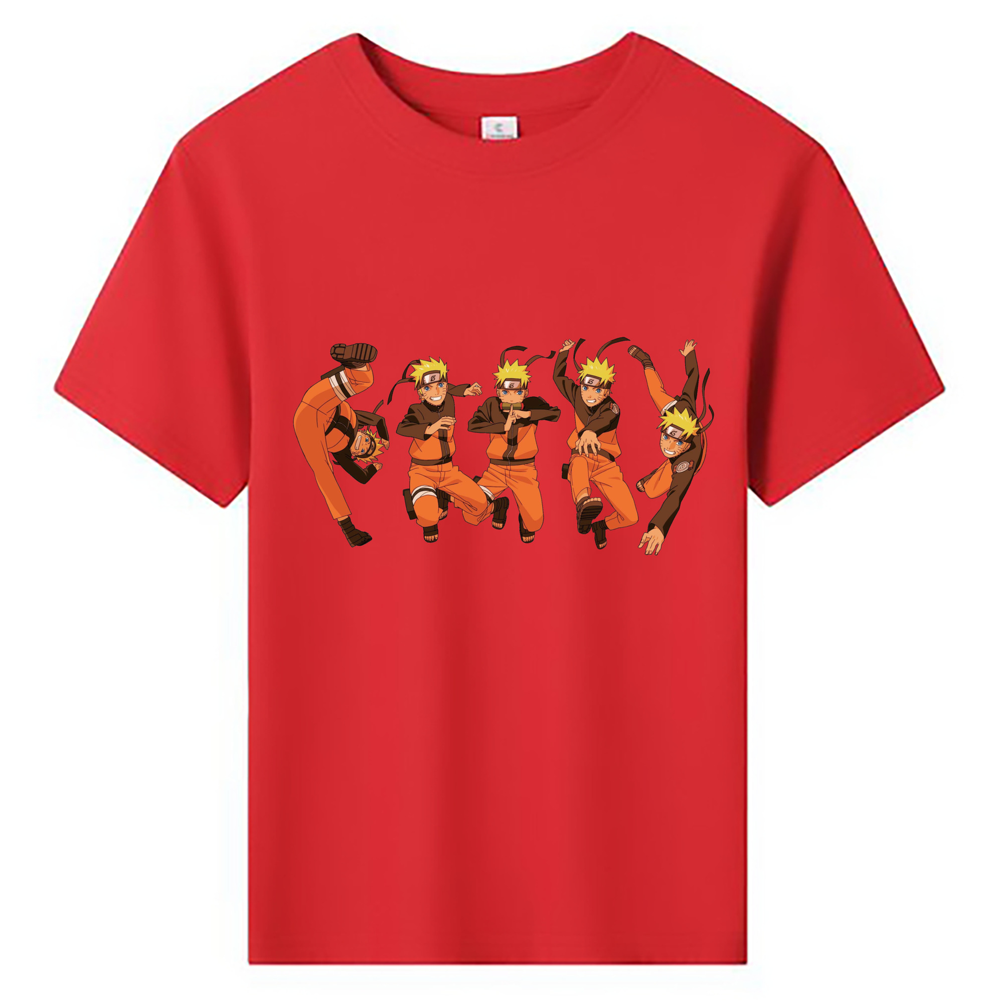 （画像用） NARUTO -ナルト- うずまき ナルト Uzumaki Naruto 綿100％キッズTシャツ（フロントプリント）