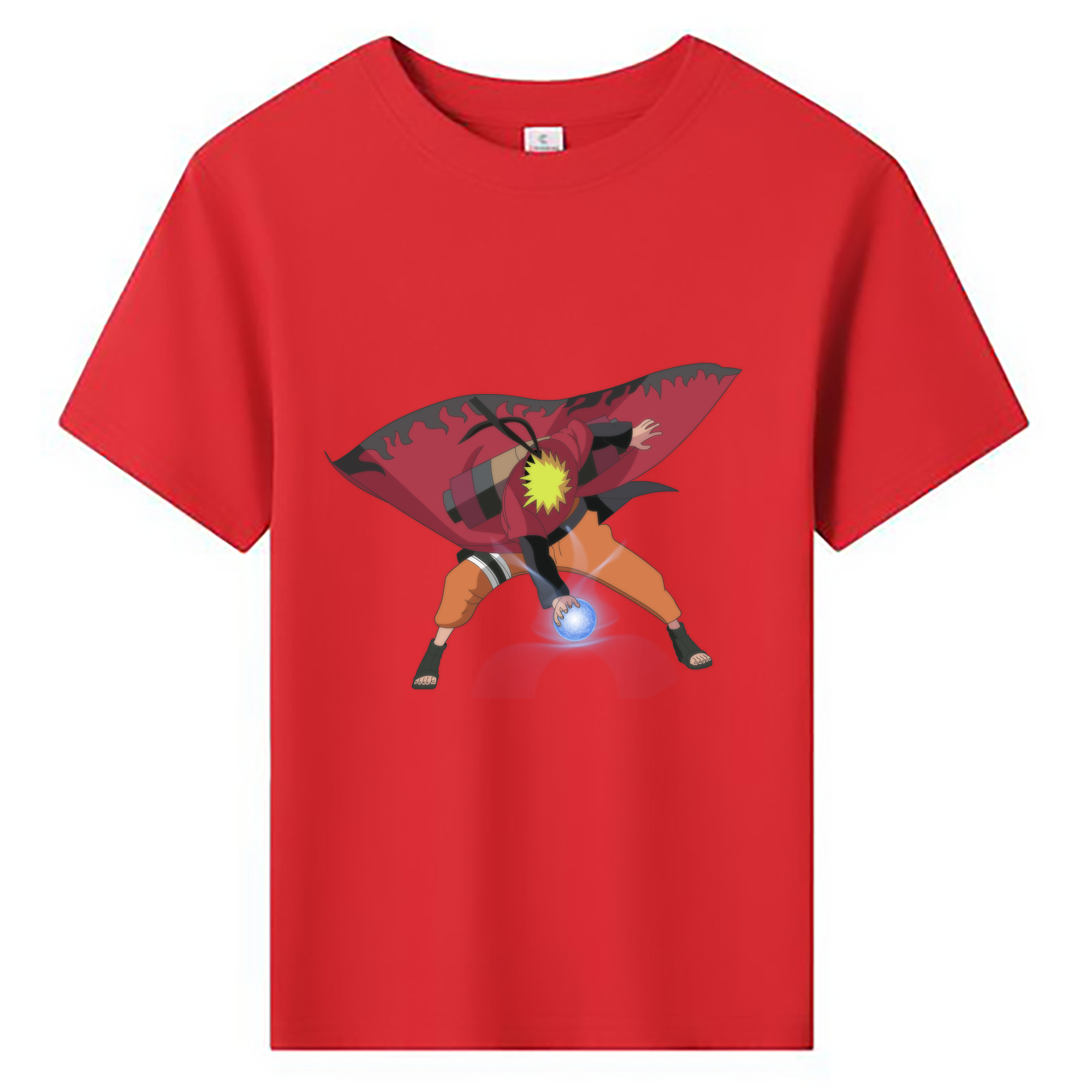 （画像用） NARUTO -ナルト- うずまき ナルト Uzumaki Naruto 綿100％キッズTシャツ（フロントプリント）