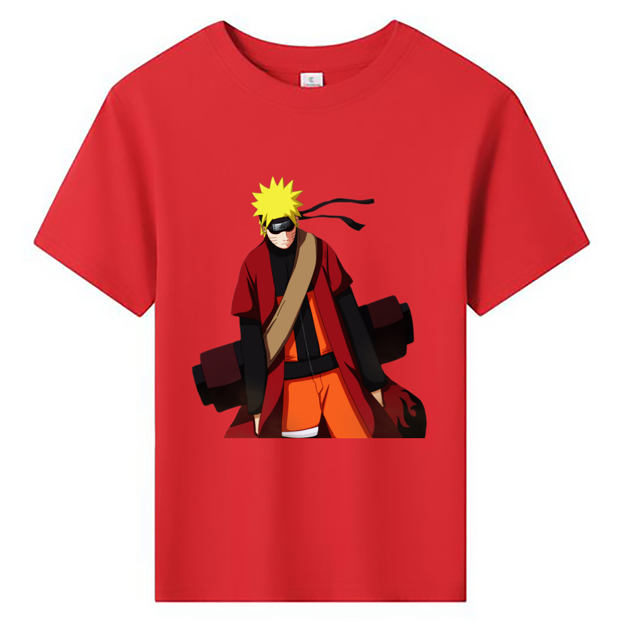 （画像用） NARUTO -ナルト- うずまき ナルト Uzumaki Naruto 綿100％キッズTシャツ（フロントプリント）