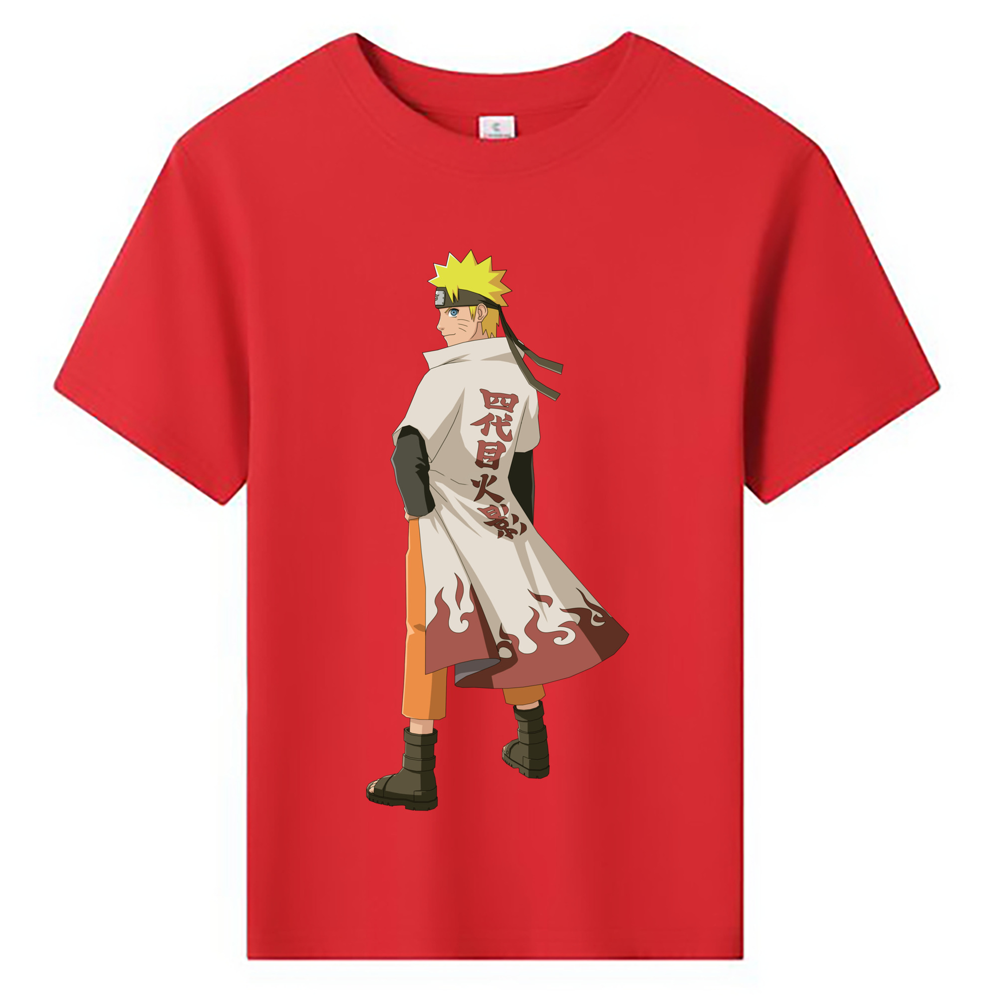 （画像用） NARUTO -ナルト- うずまき ナルト Uzumaki Naruto 綿100％キッズTシャツ（フロントプリント）
