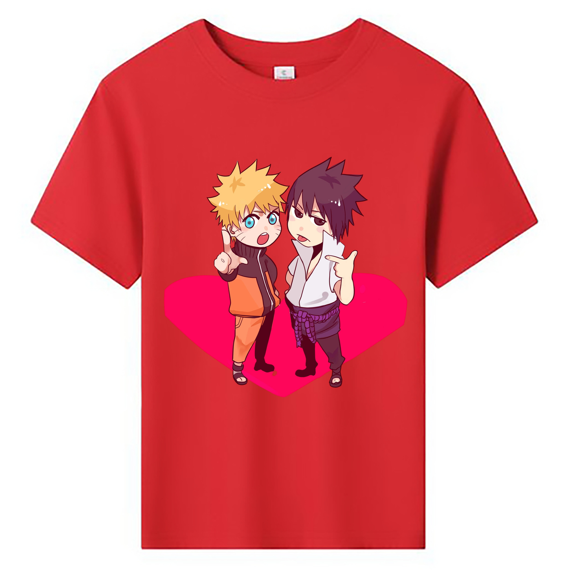 （画像用） NARUTO -ナルト- うずまき ナルト Uzumaki Naruto 綿100％キッズTシャツ（フロントプリント）