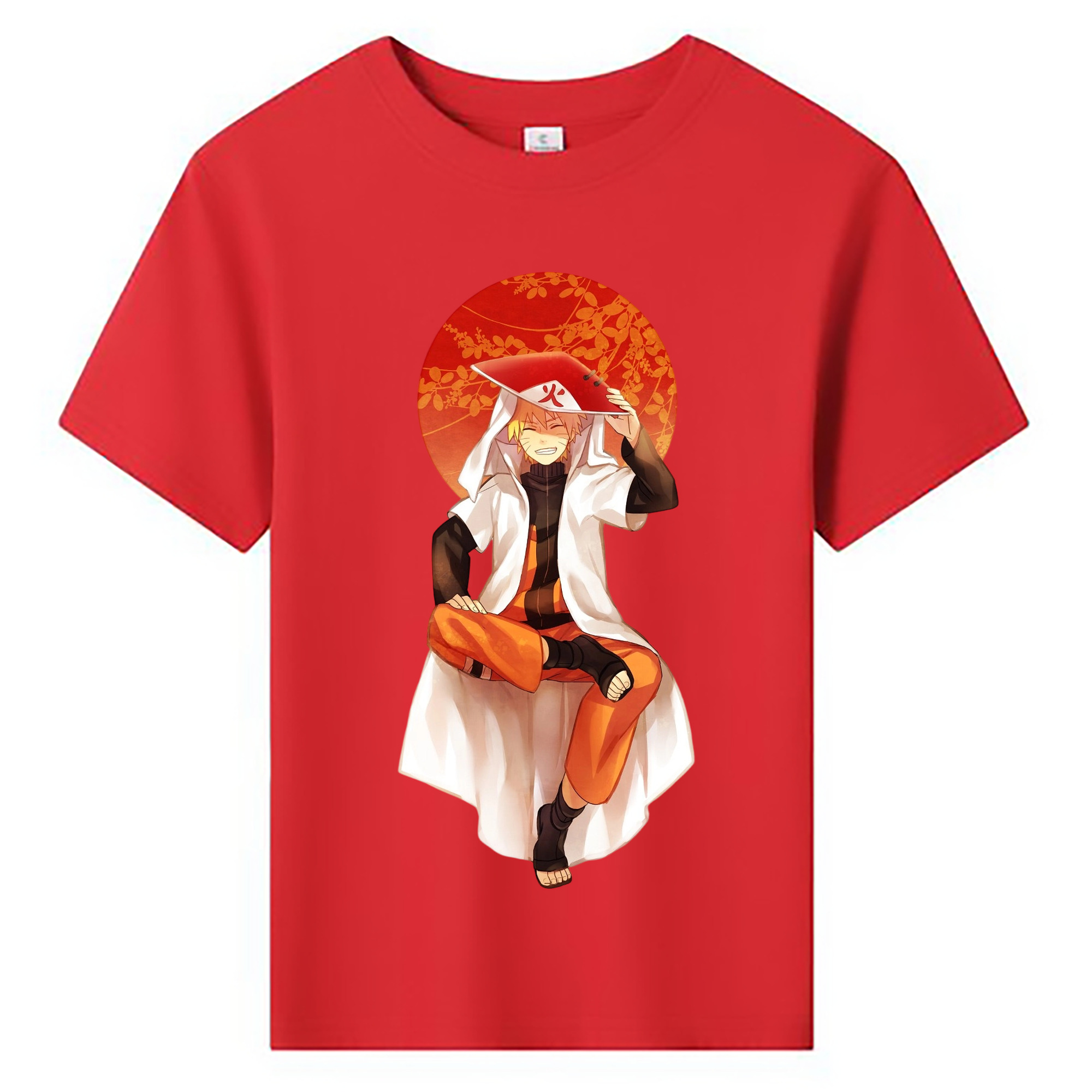（画像用） NARUTO -ナルト- うずまき ナルト Uzumaki Naruto 綿100％キッズTシャツ（フロントプリント）