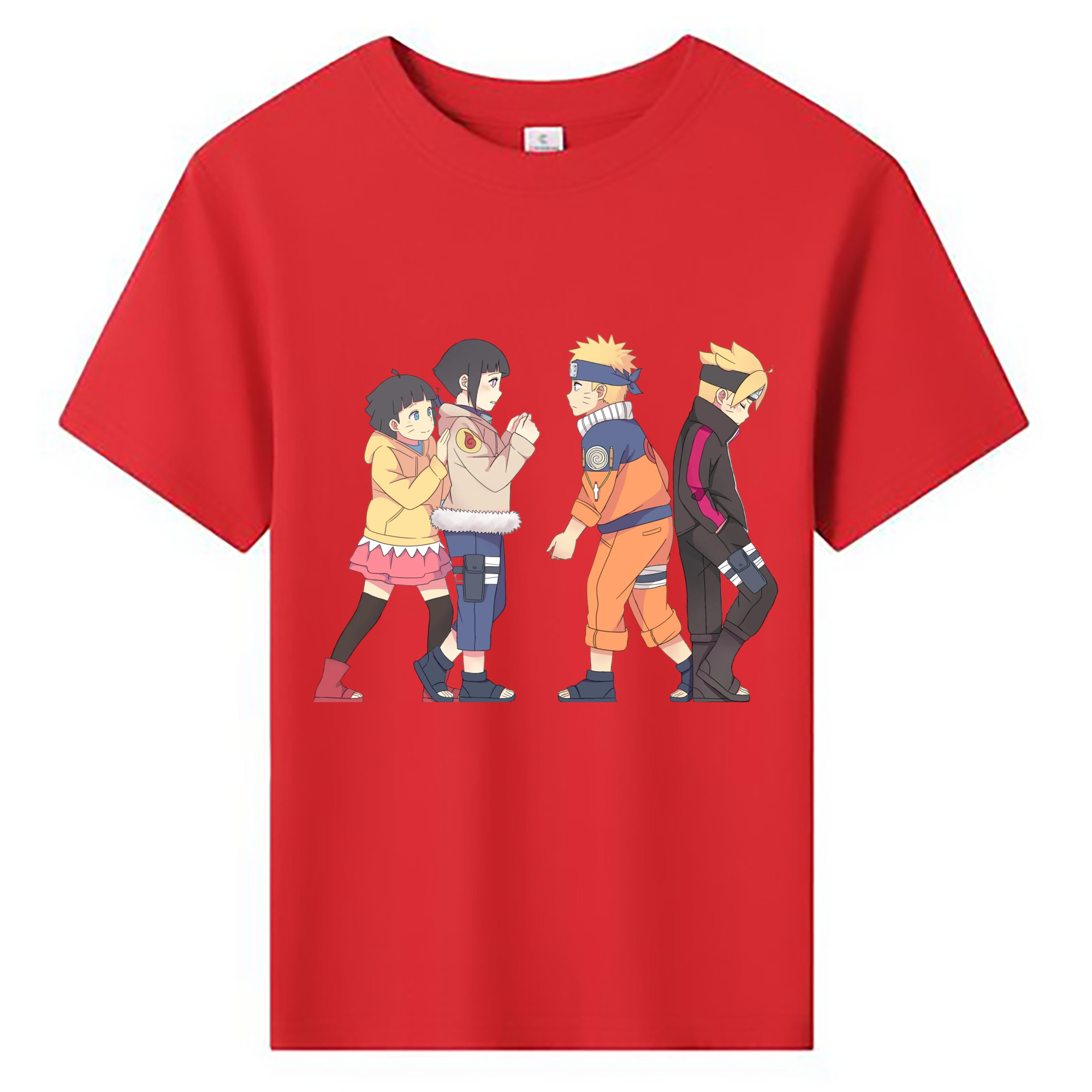 （画像用） NARUTO -ナルト- うずまき ナルト Uzumaki Naruto 綿100％キッズTシャツ（フロントプリント）