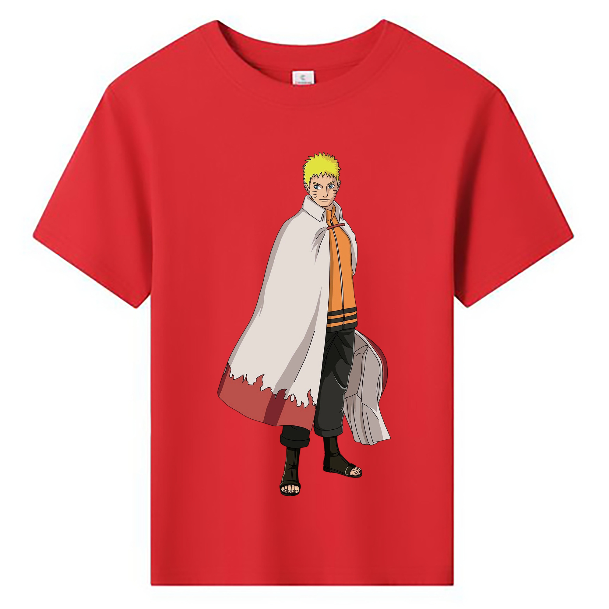 （画像用） NARUTO -ナルト- うずまき ナルト Uzumaki Naruto 綿100％キッズTシャツ（フロントプリント）