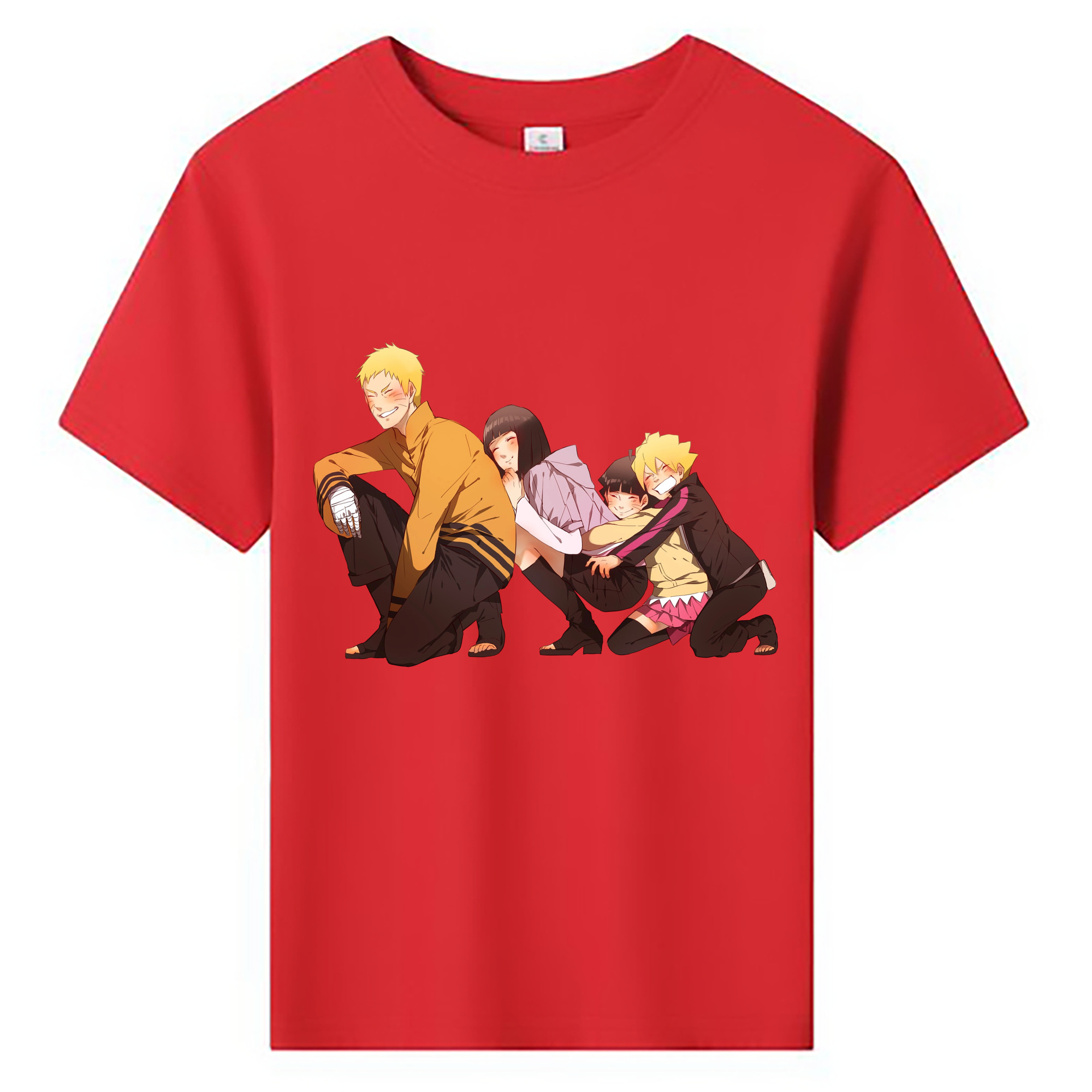 （画像用） NARUTO -ナルト- うずまき ナルト Uzumaki Naruto 綿100％キッズTシャツ（フロントプリント）