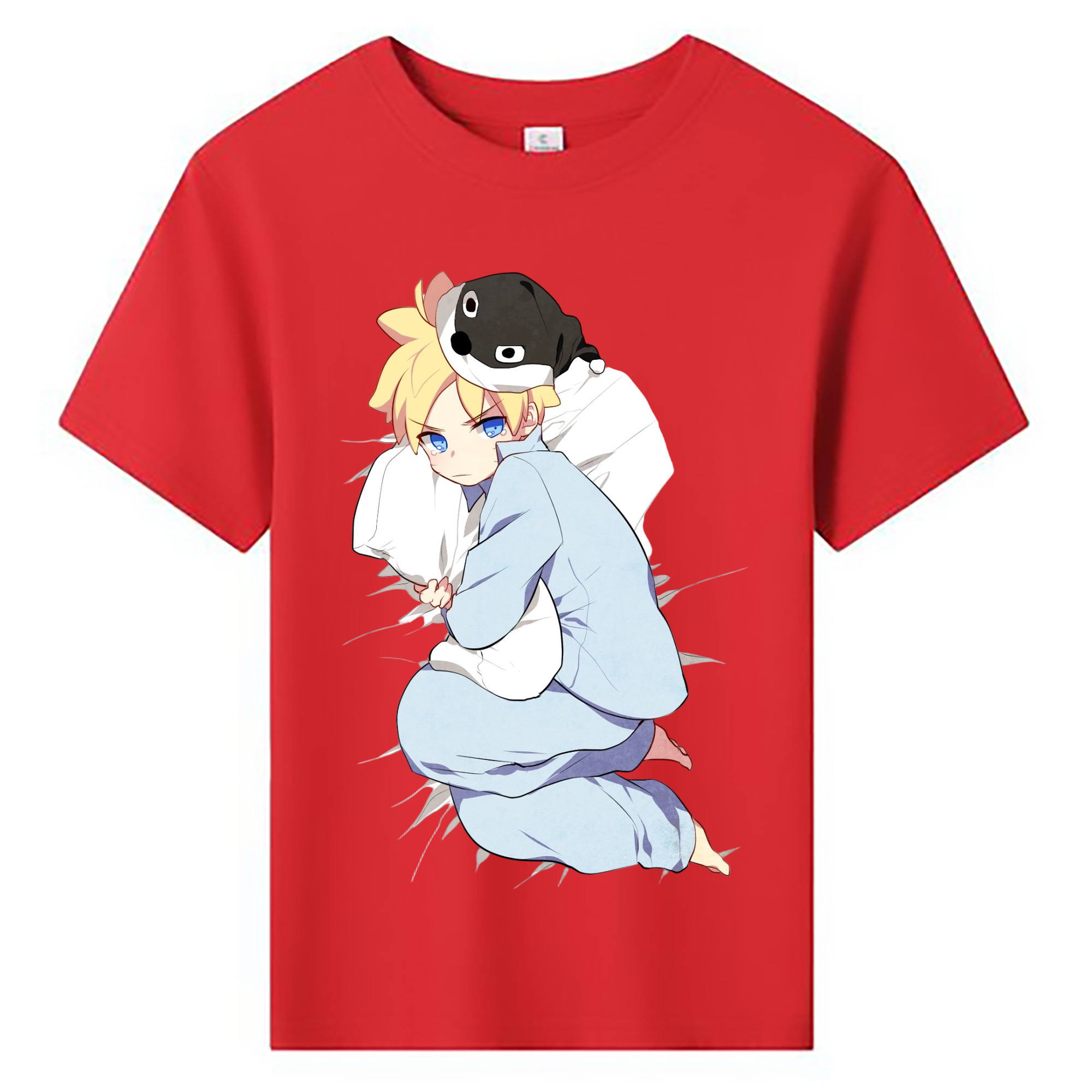 （画像用） NARUTO -ナルト- うずまき ナルト Uzumaki Naruto 綿100％キッズTシャツ（フロントプリント）