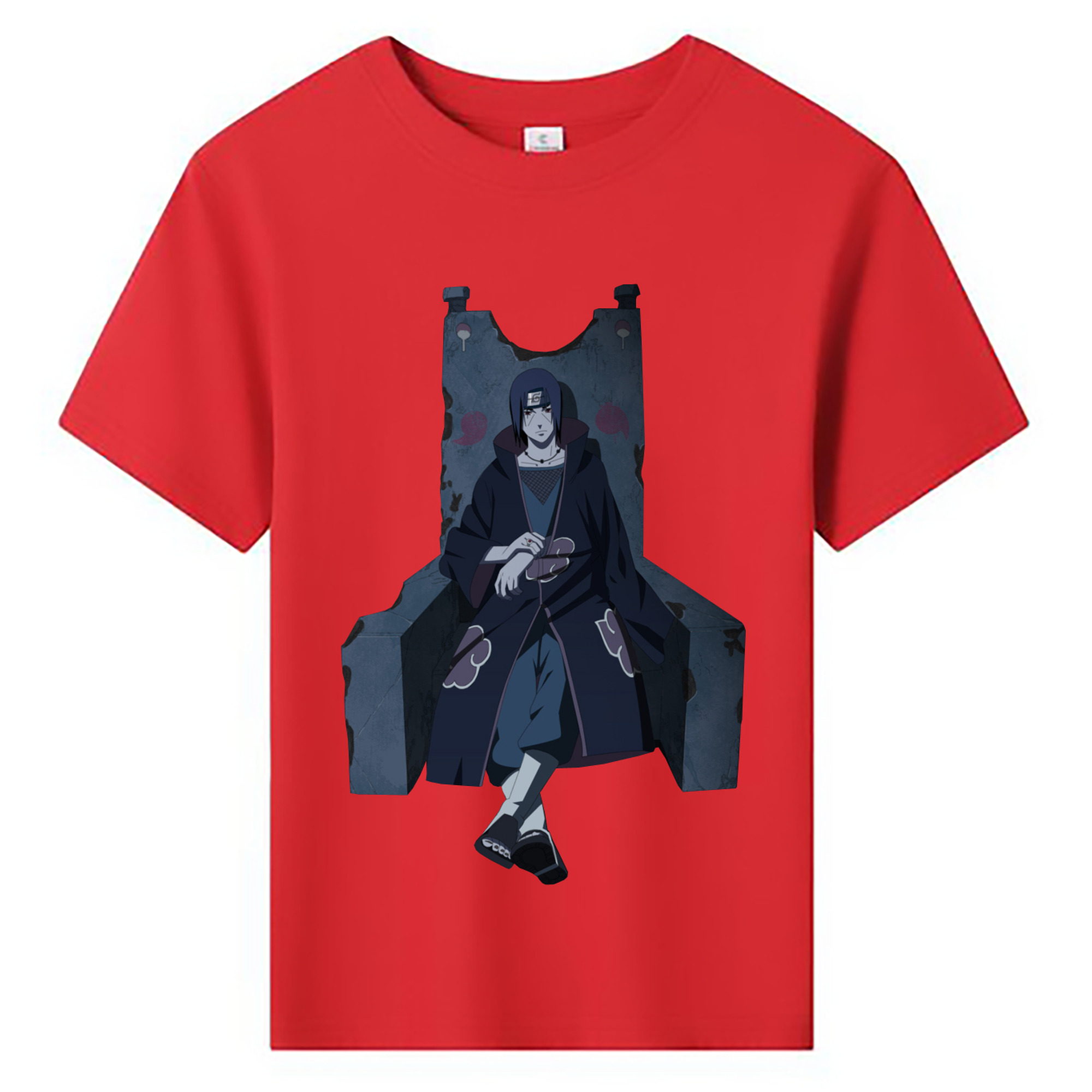 （画像用） NARUTO -ナルト- うちは イタチ Uchiha Itachi 綿100％キッズTシャツ（フロントプリント）
