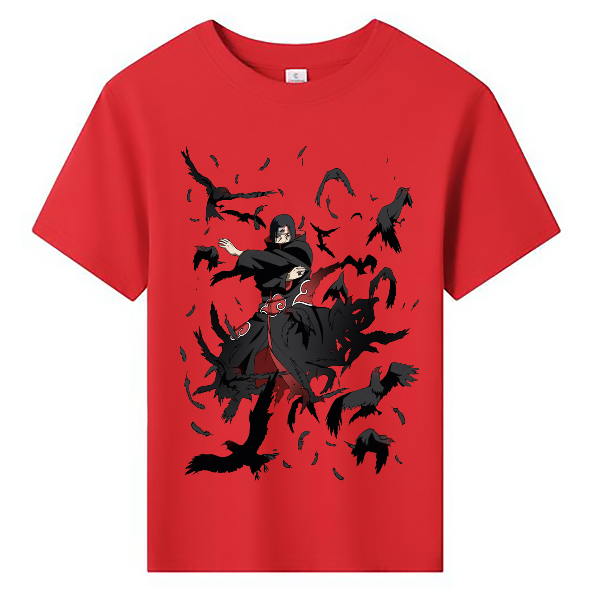 （画像用） NARUTO -ナルト- うちは イタチ Uchiha Itachi 綿100％キッズTシャツ（フロントプリント）