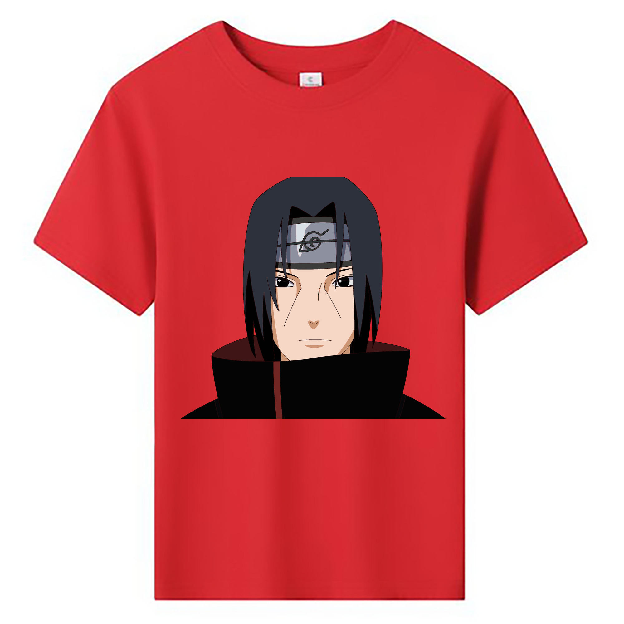 （画像用） NARUTO -ナルト- うちは イタチ Uchiha Itachi 綿100％キッズTシャツ（フロントプリント）