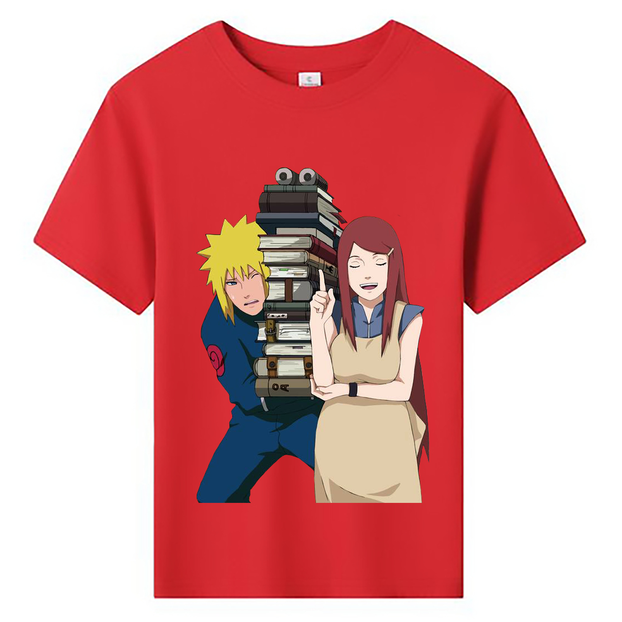 （画像用） NARUTO -ナルト- 波風 ミナト Namikaze Minato 綿100％キッズTシャツ（フロントプリント）
