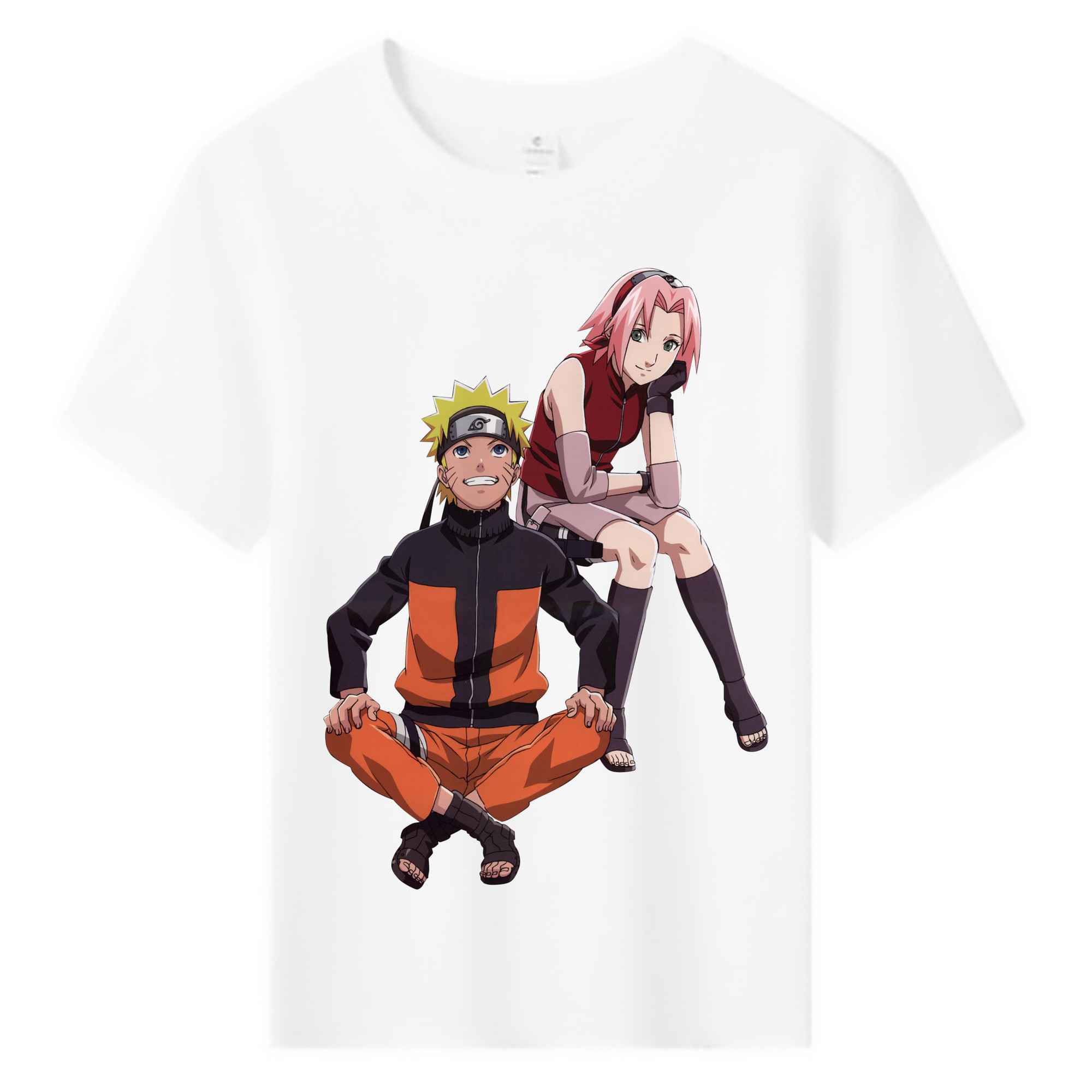 （画像用） NARUTO -ナルト- うずまき ナルト Uzumaki Naruto 綿100％キッズTシャツ（フロントプリント）