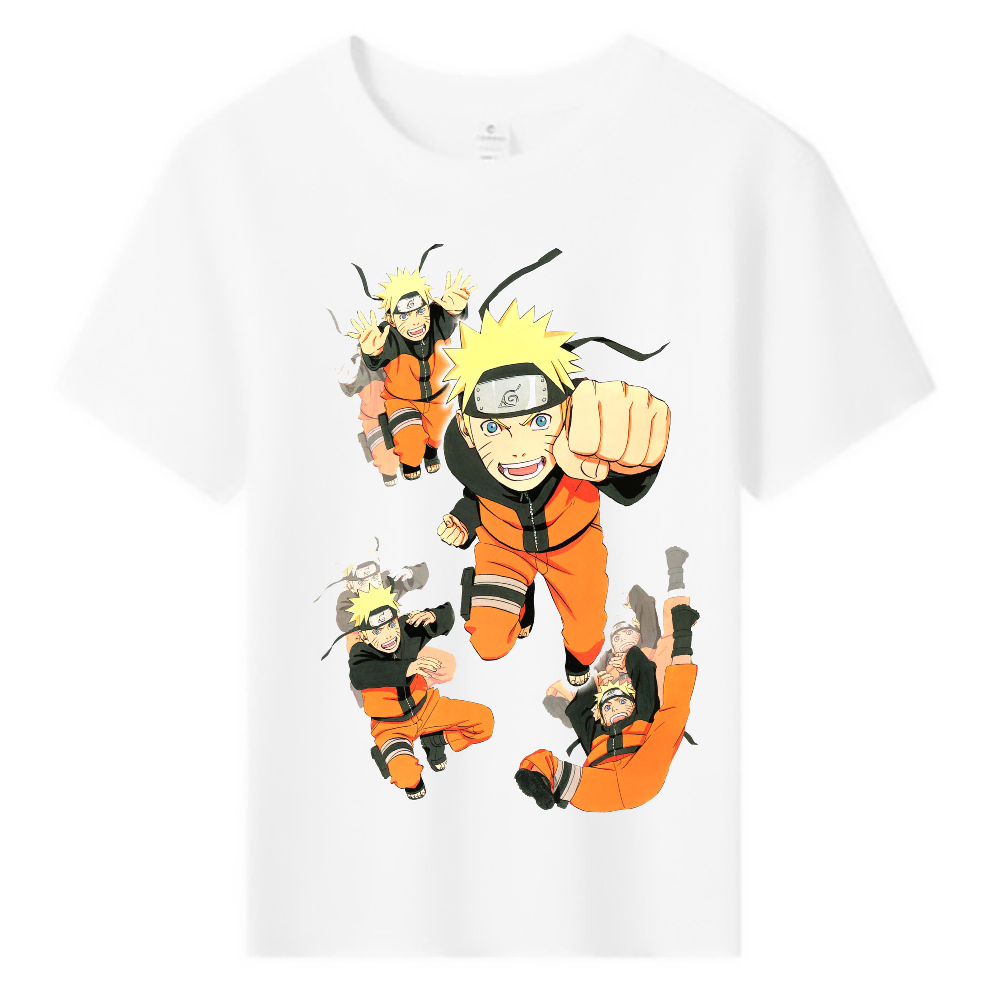 （画像用） NARUTO -ナルト- うずまき ナルト Uzumaki Naruto 綿100％キッズTシャツ（フロントプリント）