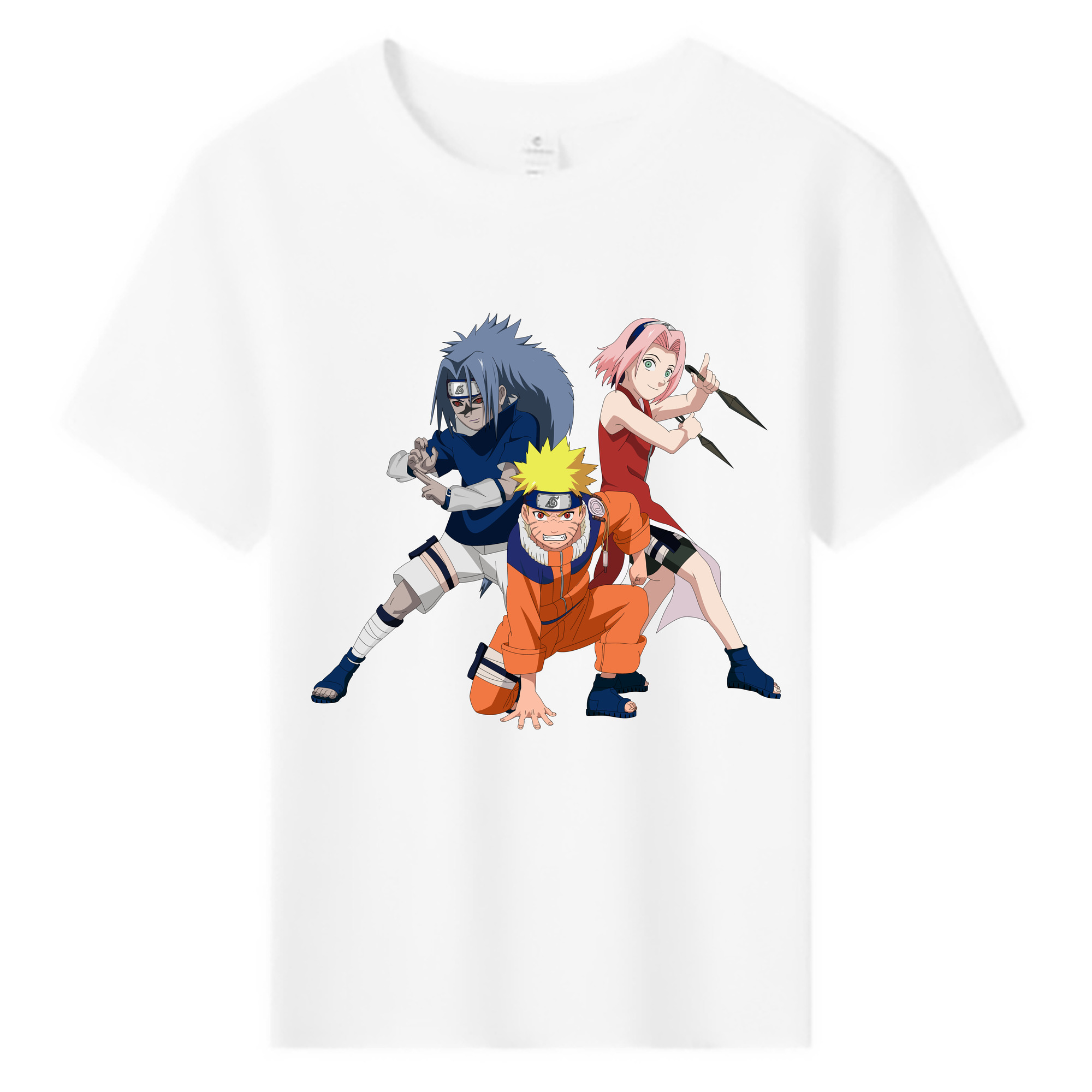 （画像用） NARUTO -ナルト- うずまき ナルト Uzumaki Naruto 綿100％キッズTシャツ（フロントプリント）