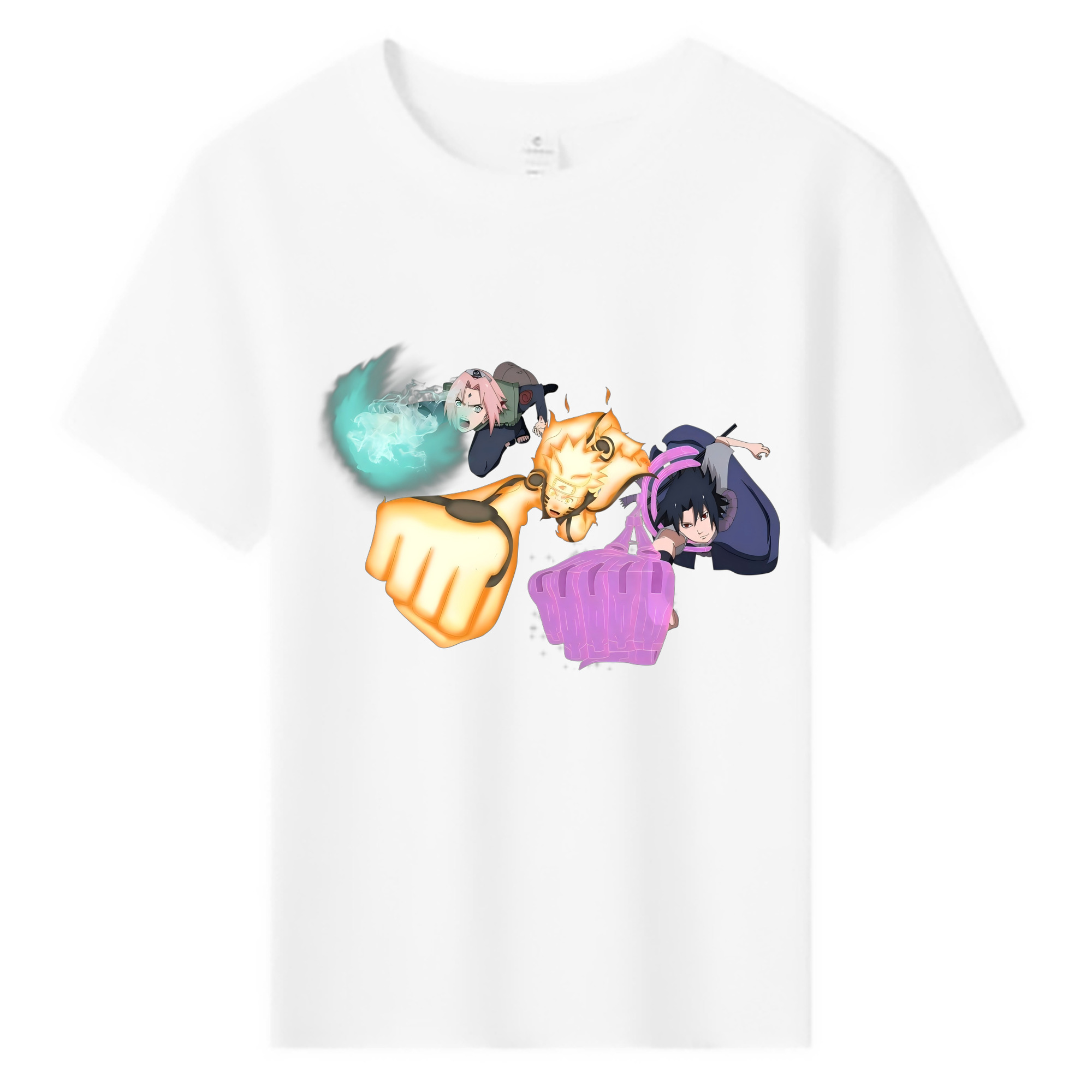 （画像用） NARUTO -ナルト- うずまき ナルト Uzumaki Naruto 綿100％キッズTシャツ（フロントプリント）