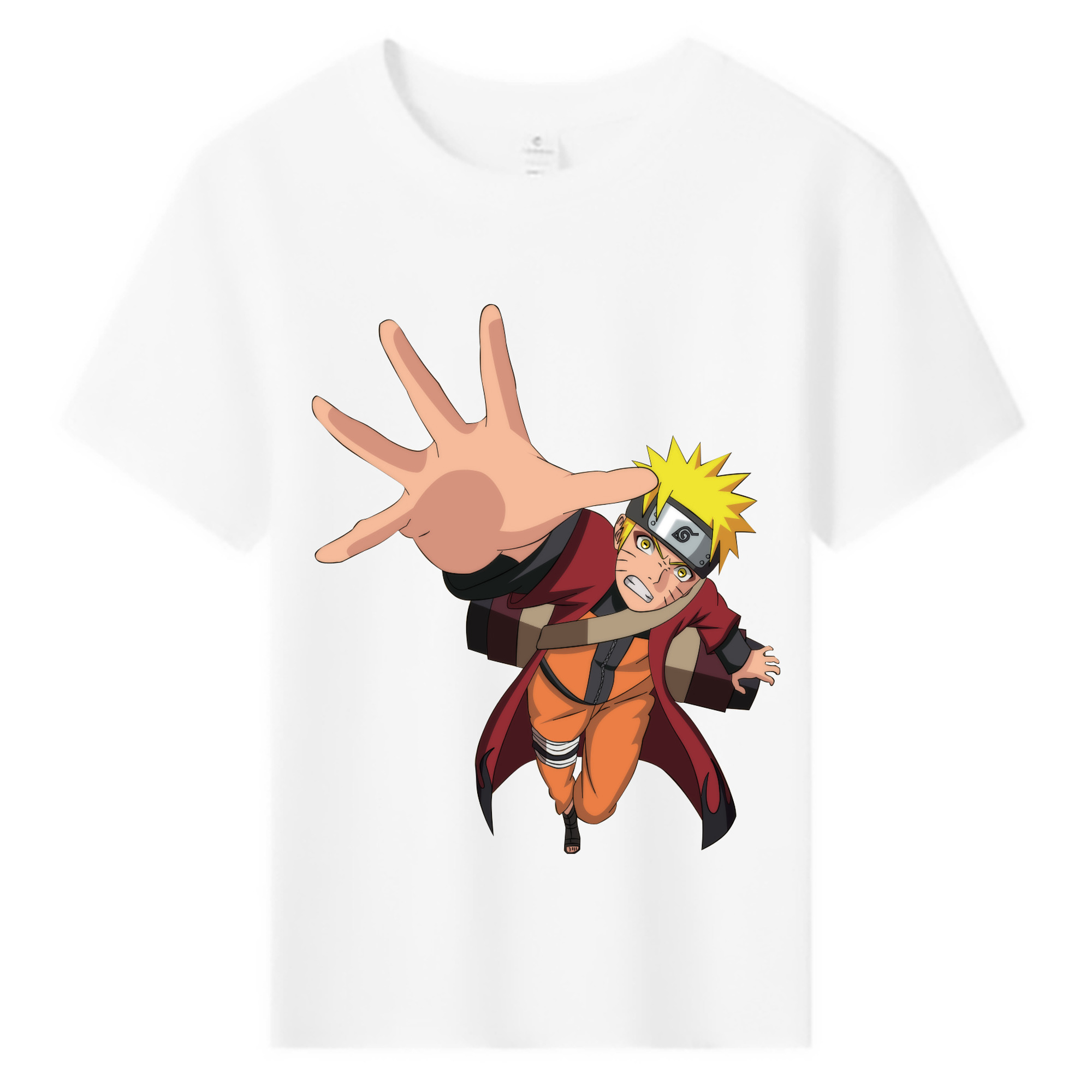 （画像用） NARUTO -ナルト- うずまき ナルト Uzumaki Naruto 綿100％キッズTシャツ（フロントプリント）