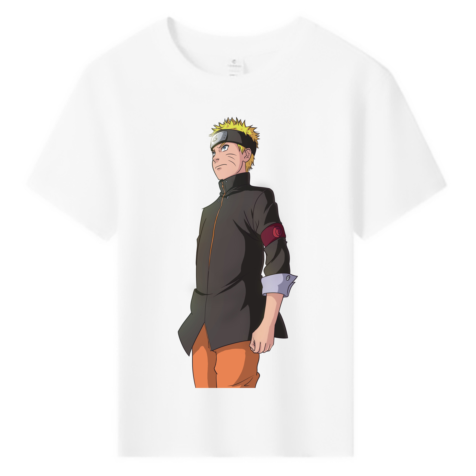 （画像用） NARUTO -ナルト- うずまき ナルト Uzumaki Naruto 綿100％キッズTシャツ（フロントプリント）