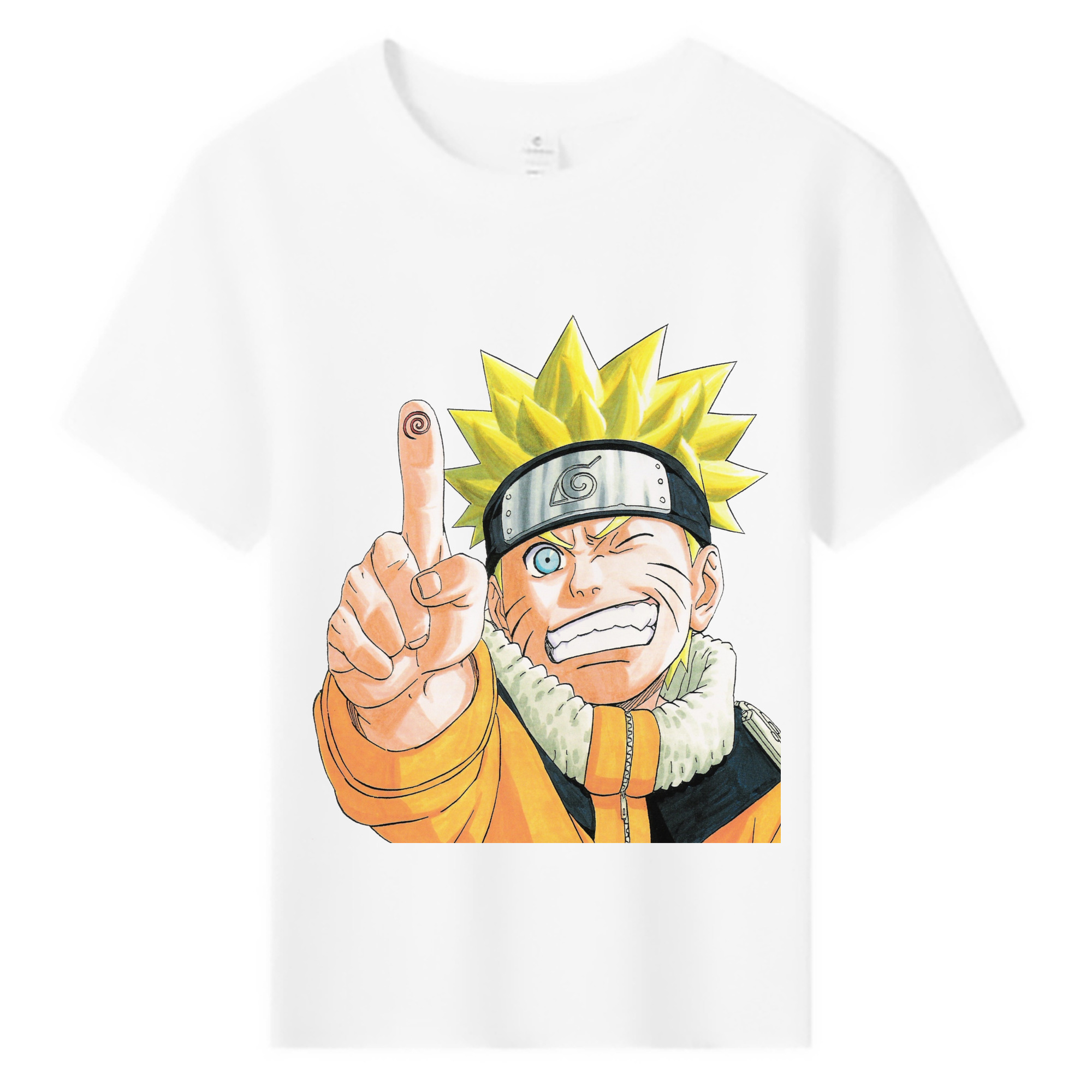 （画像用） NARUTO -ナルト- うずまき ナルト Uzumaki Naruto 綿100％キッズTシャツ（フロントプリント）