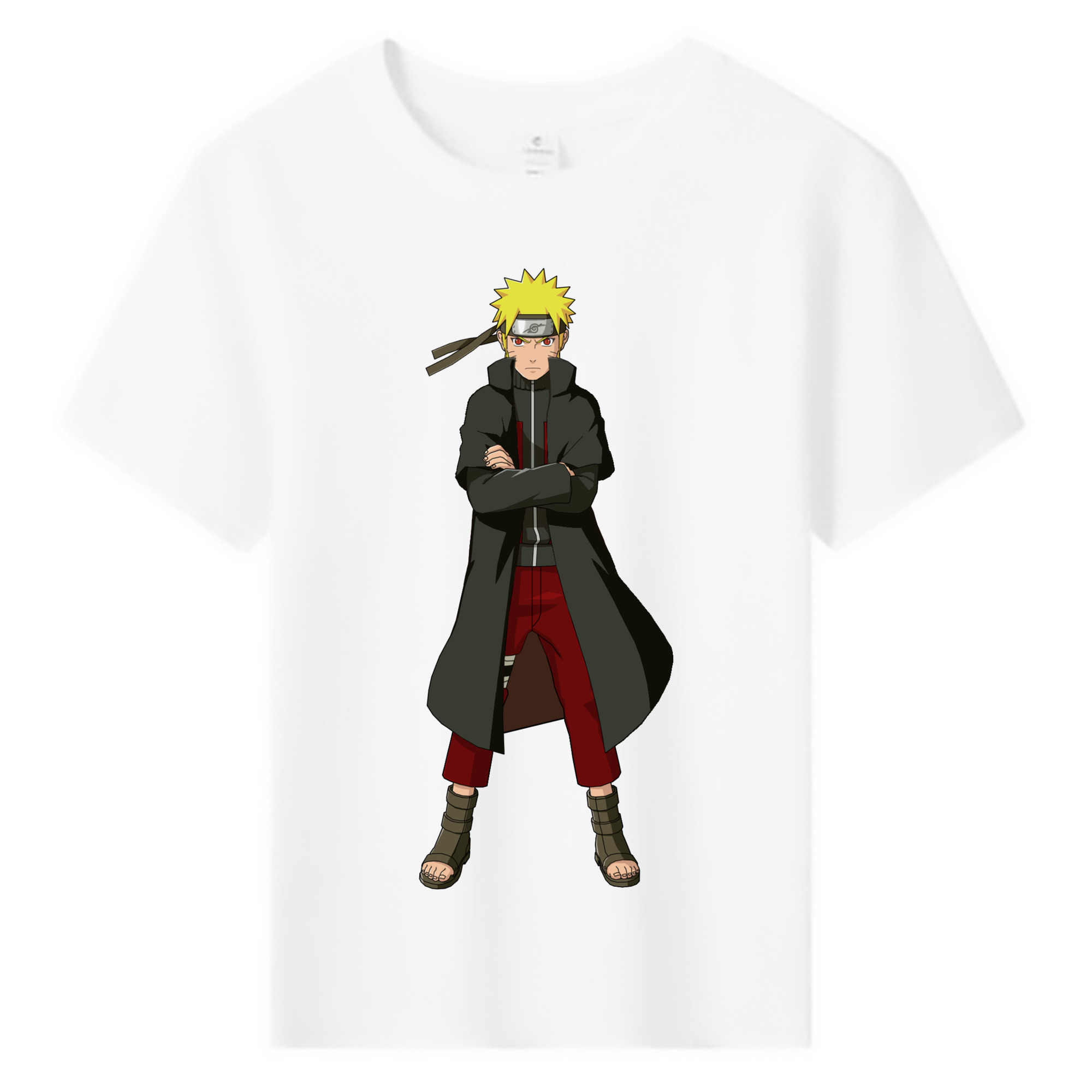（画像用） NARUTO -ナルト- うずまき ナルト Uzumaki Naruto 綿100％キッズTシャツ（フロントプリント）