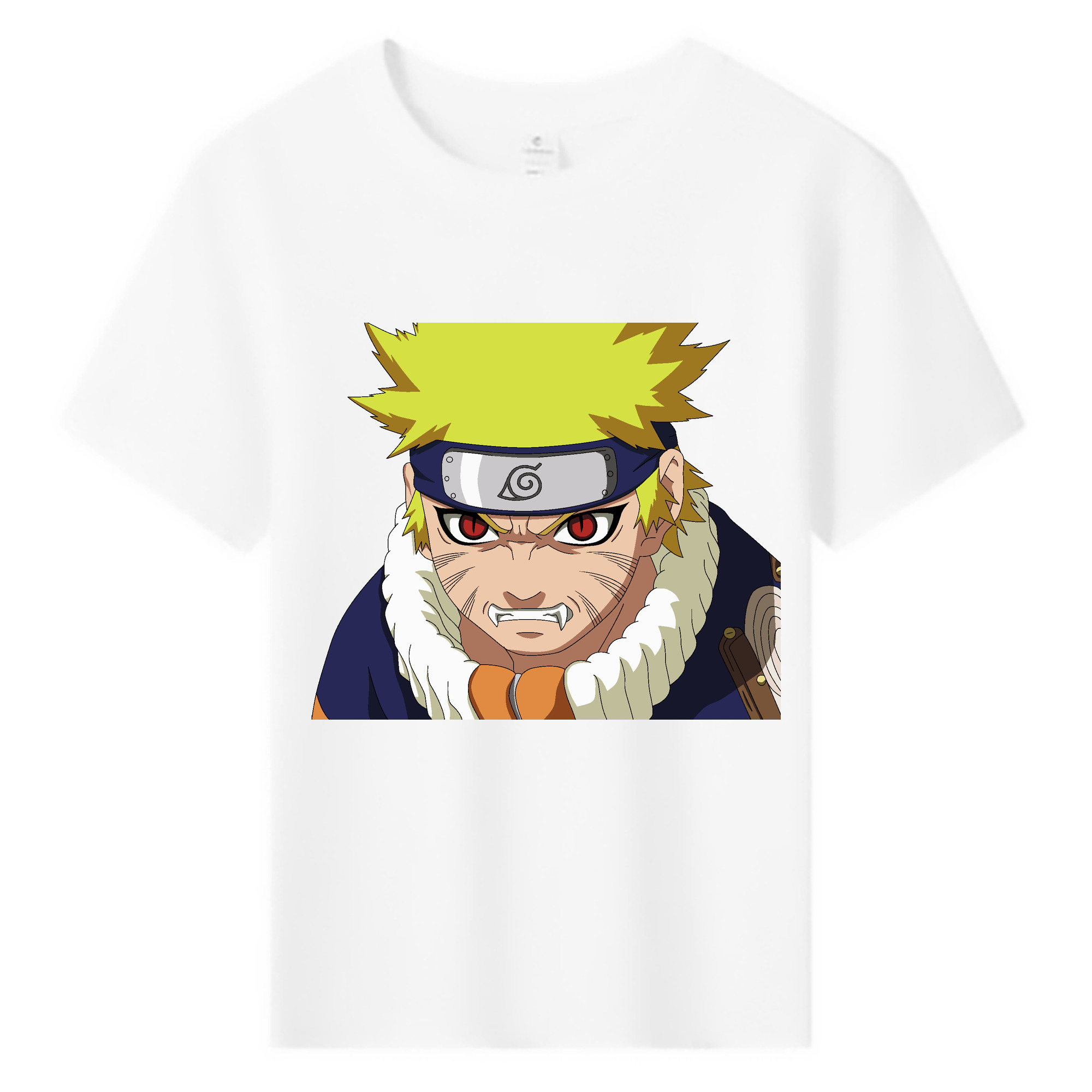 （画像用） NARUTO -ナルト- うずまき ナルト Uzumaki Naruto 綿100％キッズTシャツ（フロントプリント）