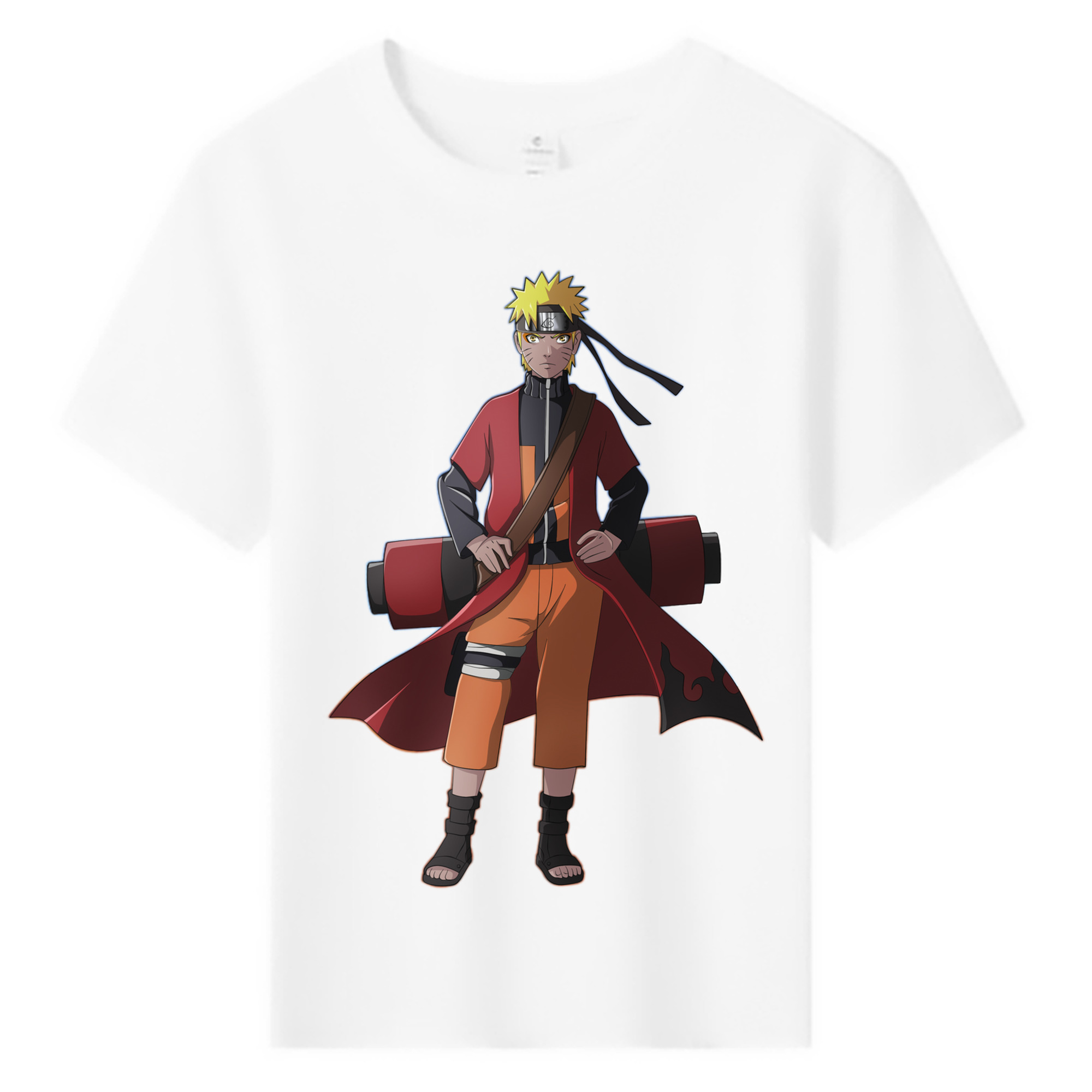 （画像用） NARUTO -ナルト- うずまき ナルト Uzumaki Naruto 綿100％キッズTシャツ（フロントプリント）